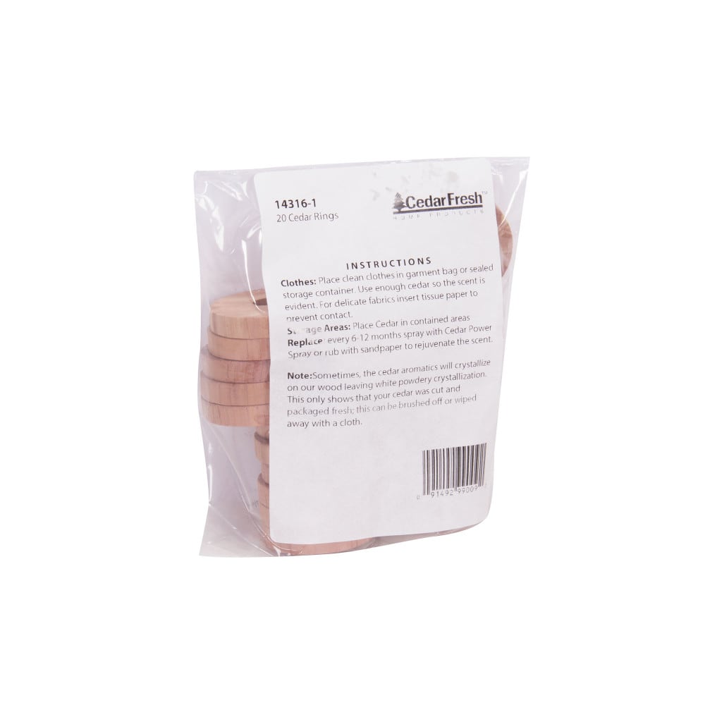 Household Essentials Cedar Fresh Cedar Rings
