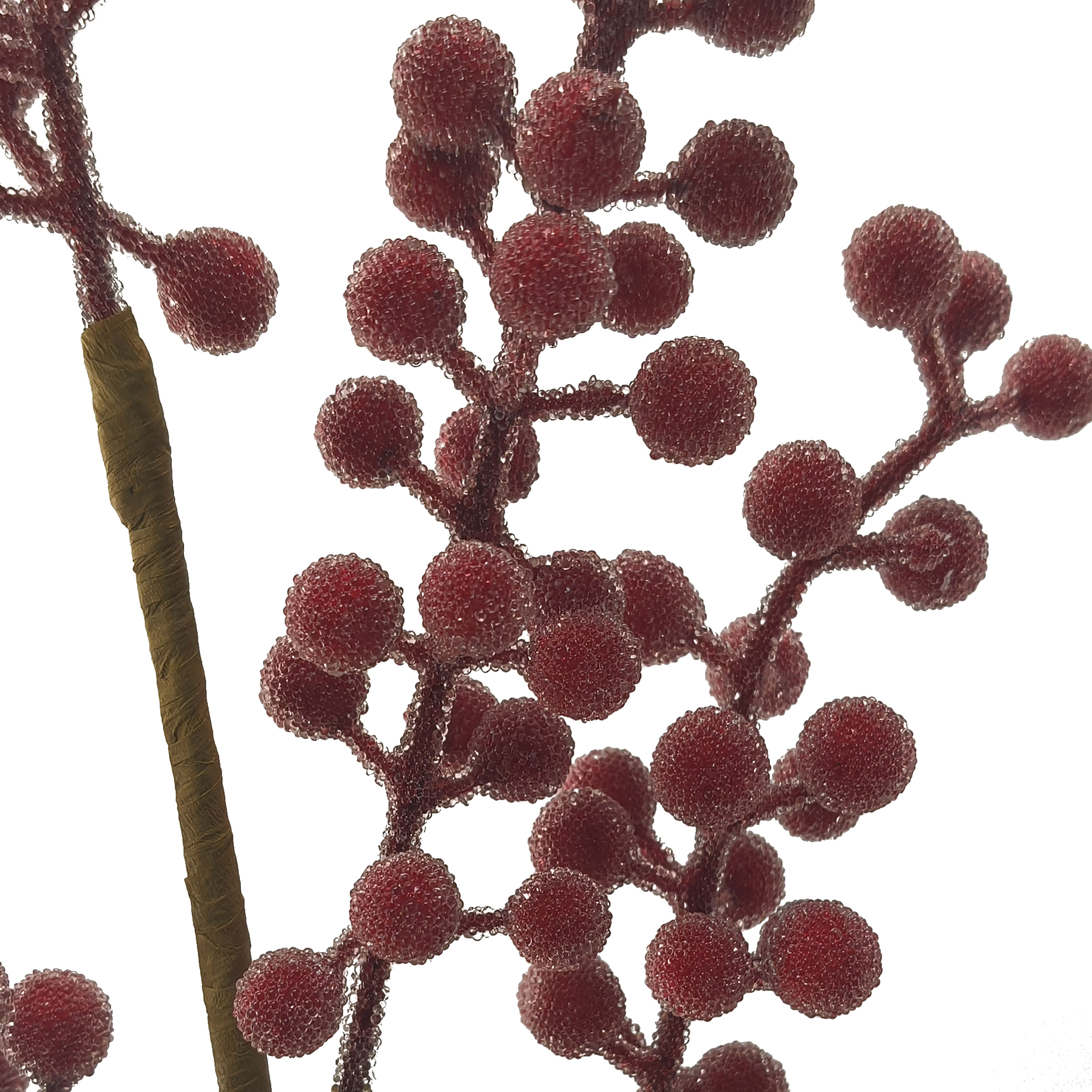 28&#x22; Red Iced Berry Stem by Ashland&#xAE;