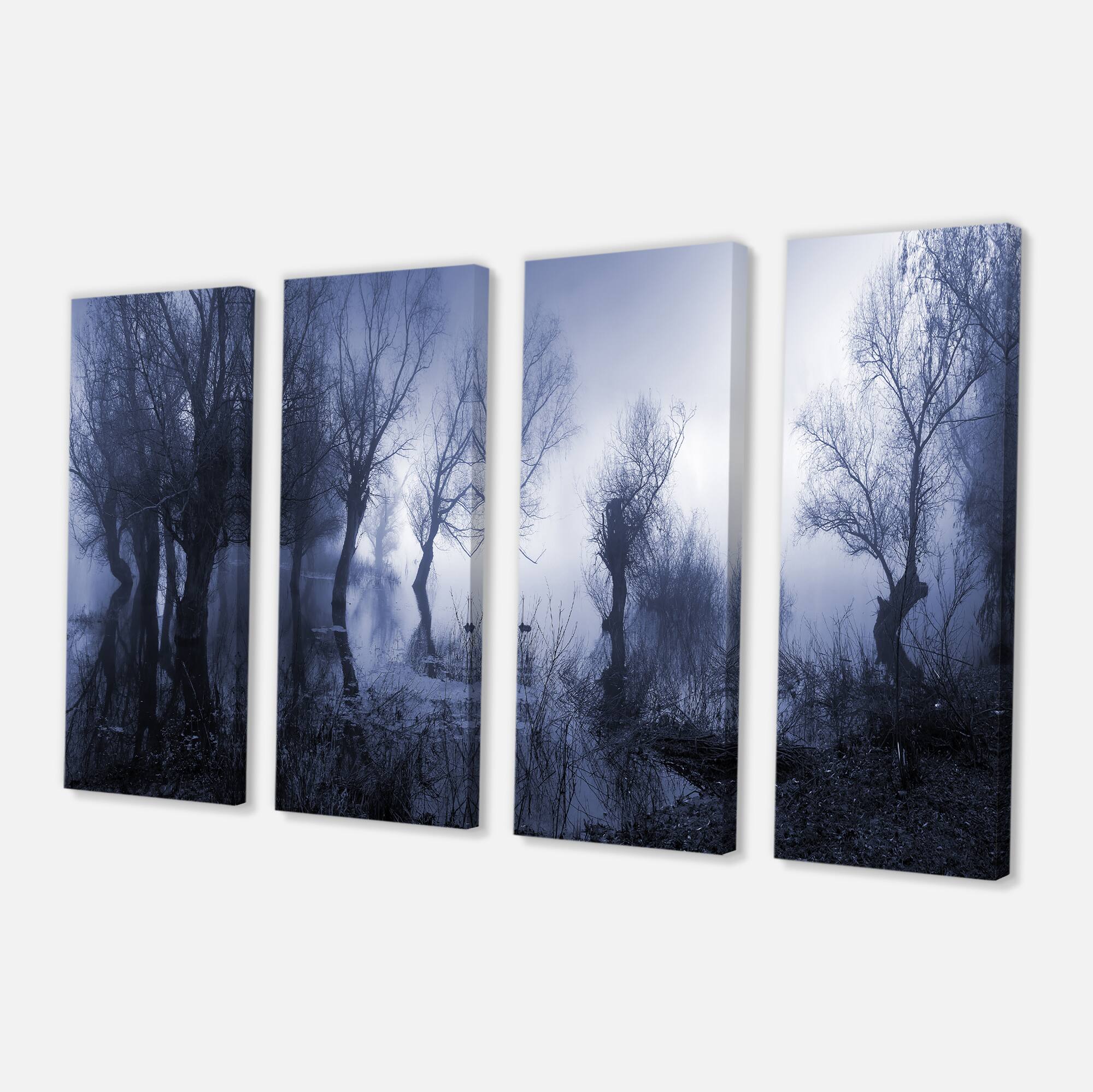 Designart - Creepy Landscape in Sepia Tones