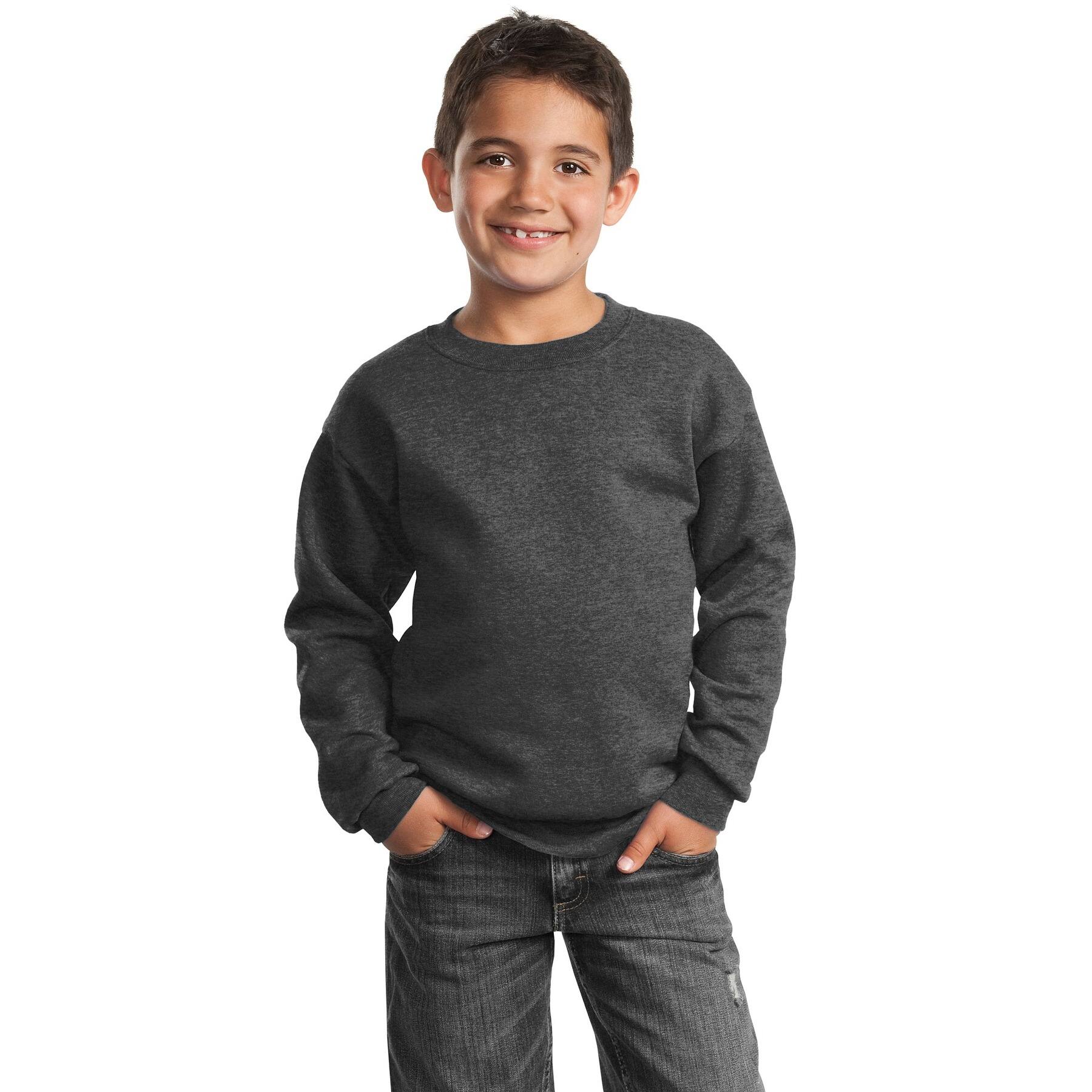 Port & Company® Youth Core Fleece Crewneck Sweatshirt