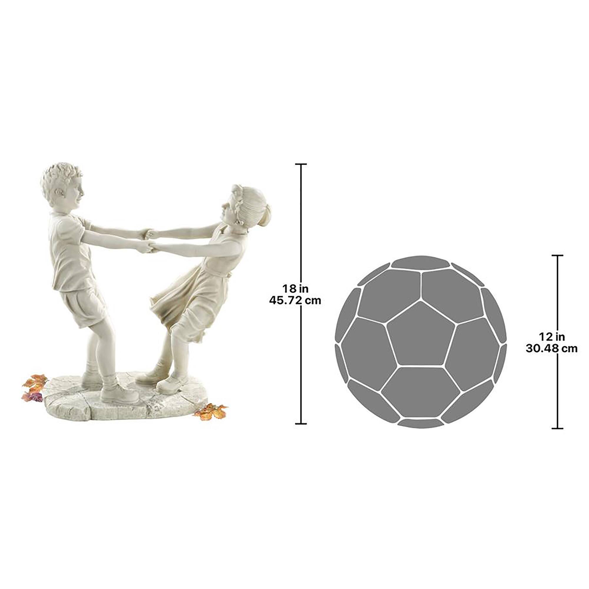 Design Toscano Large Ring Around the Rosie Garden Statue