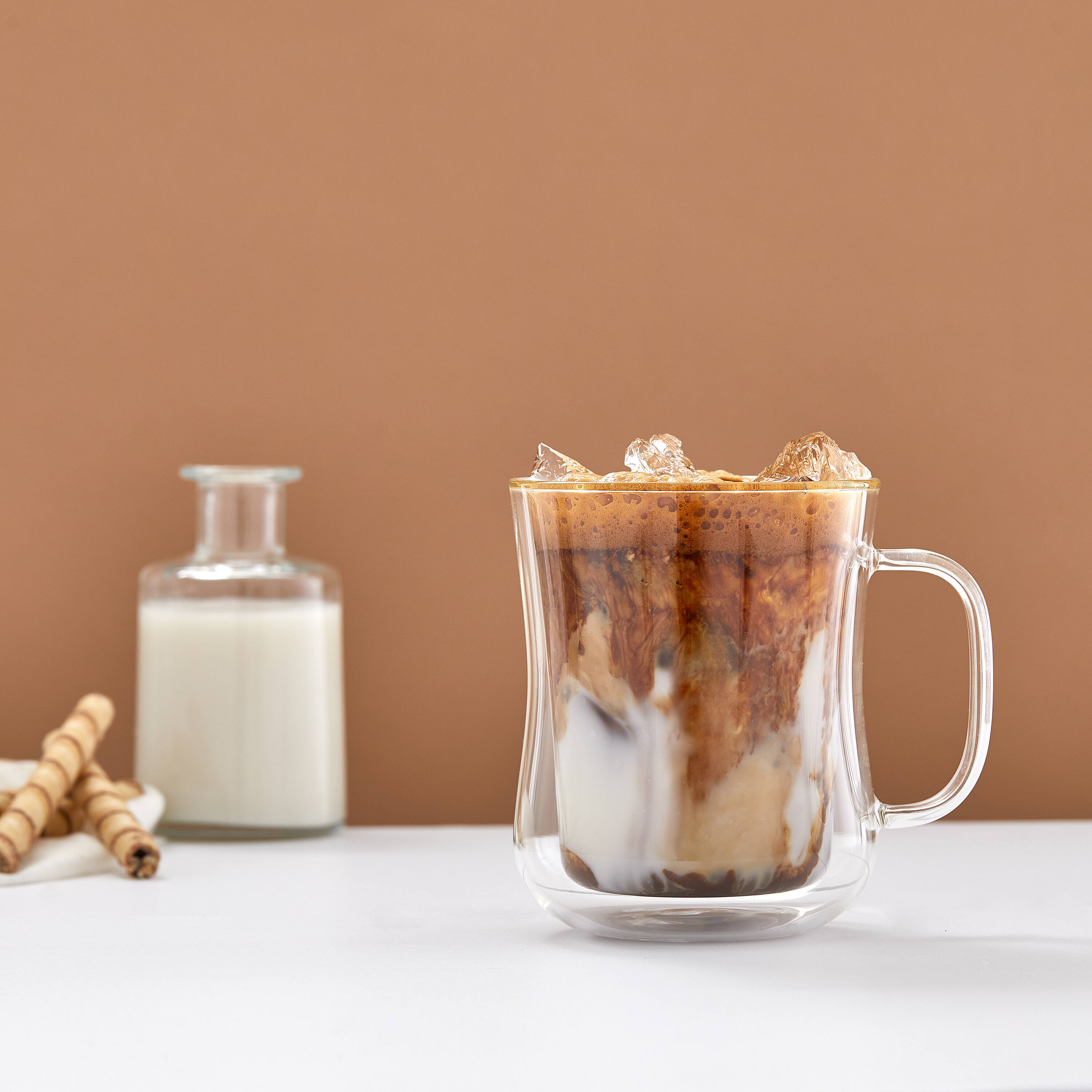 JoyJolt® 13.5oz. Diner Double Wall Insulated Glasses, 2ct.