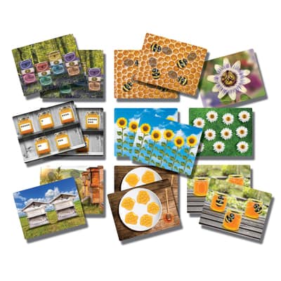 Yellow Door Honey Bee Early Number Cards | 8" x 11" | Michaels