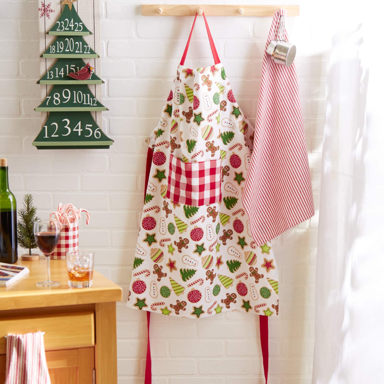 DII® Christmas Cookies Print Chef Apron