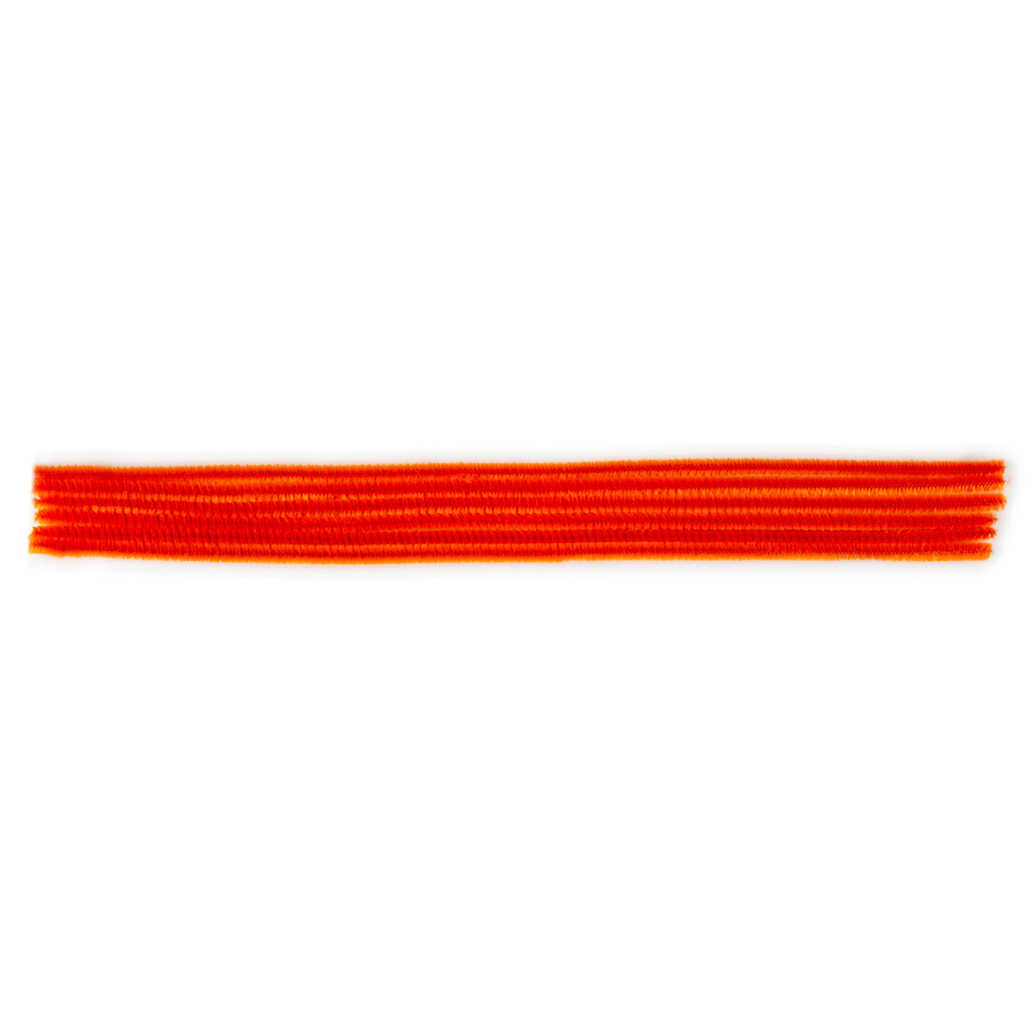 24 Pack: 25 ct. (600 total) Orange Chenille Pipe Cleaners by Creatology™