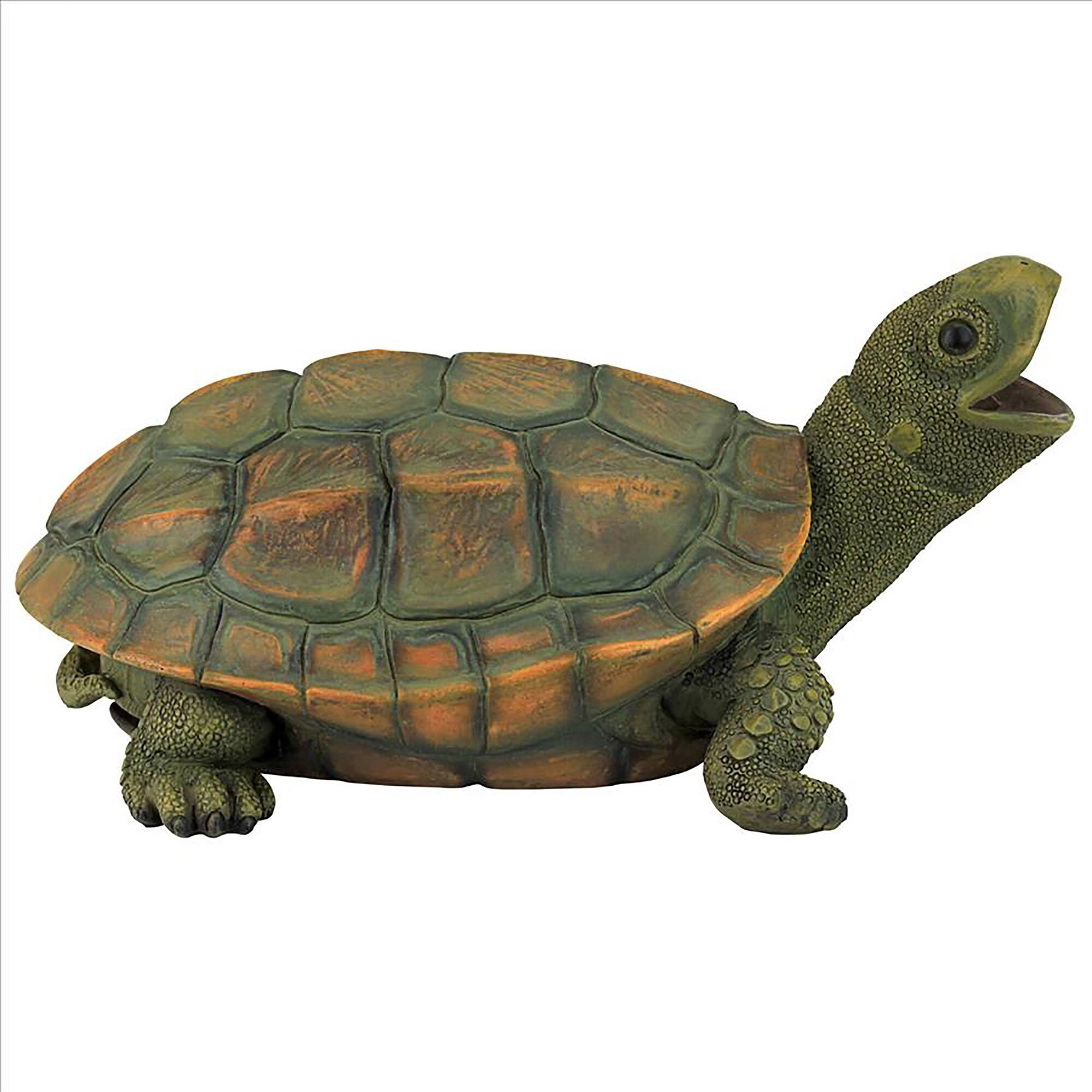 Design Toscano 9.5" Sprinkle the Turtle Piped Spitter Statue