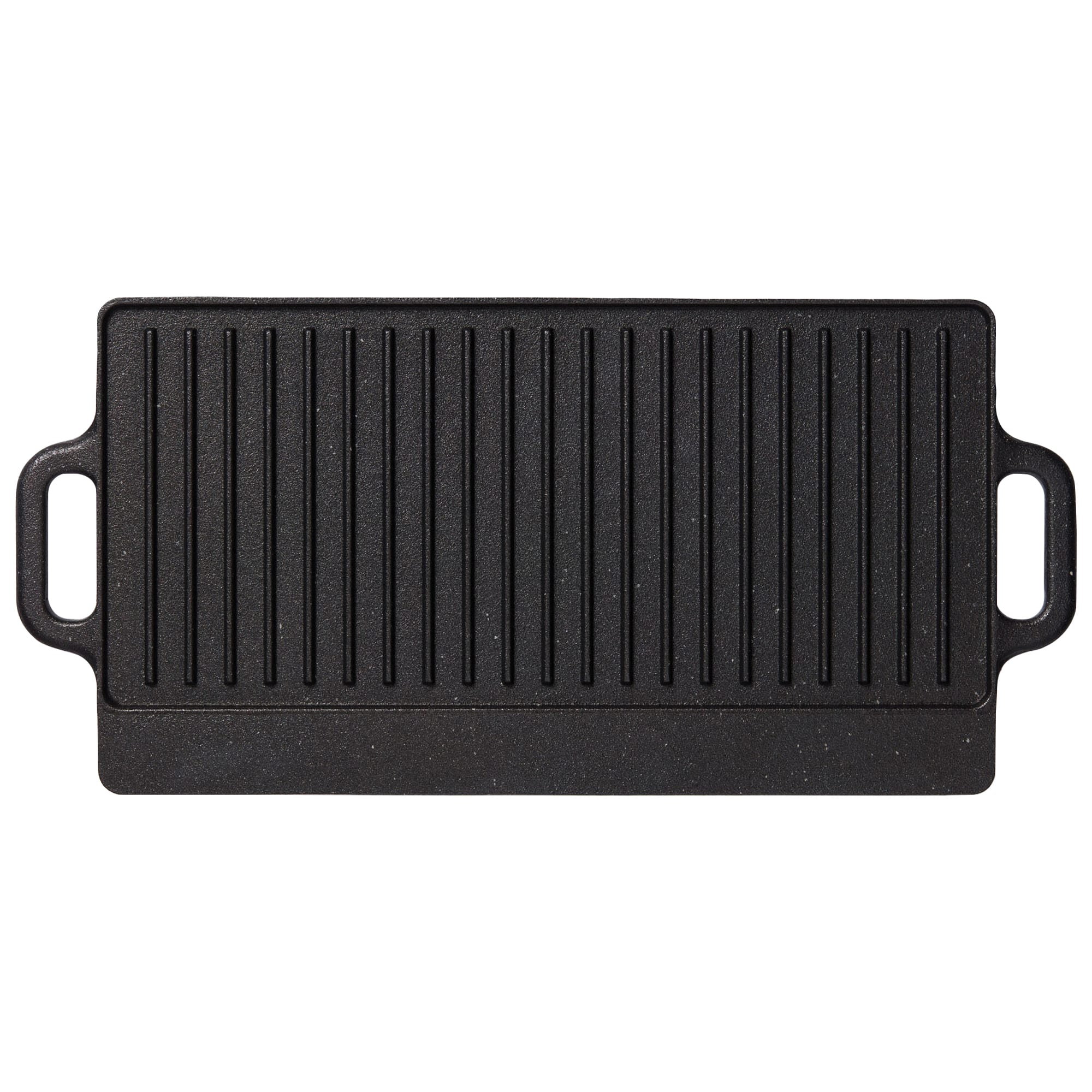 The Rock By Starfrit Traditional Cast Iron Reversible Grill/griddle Black :  Target