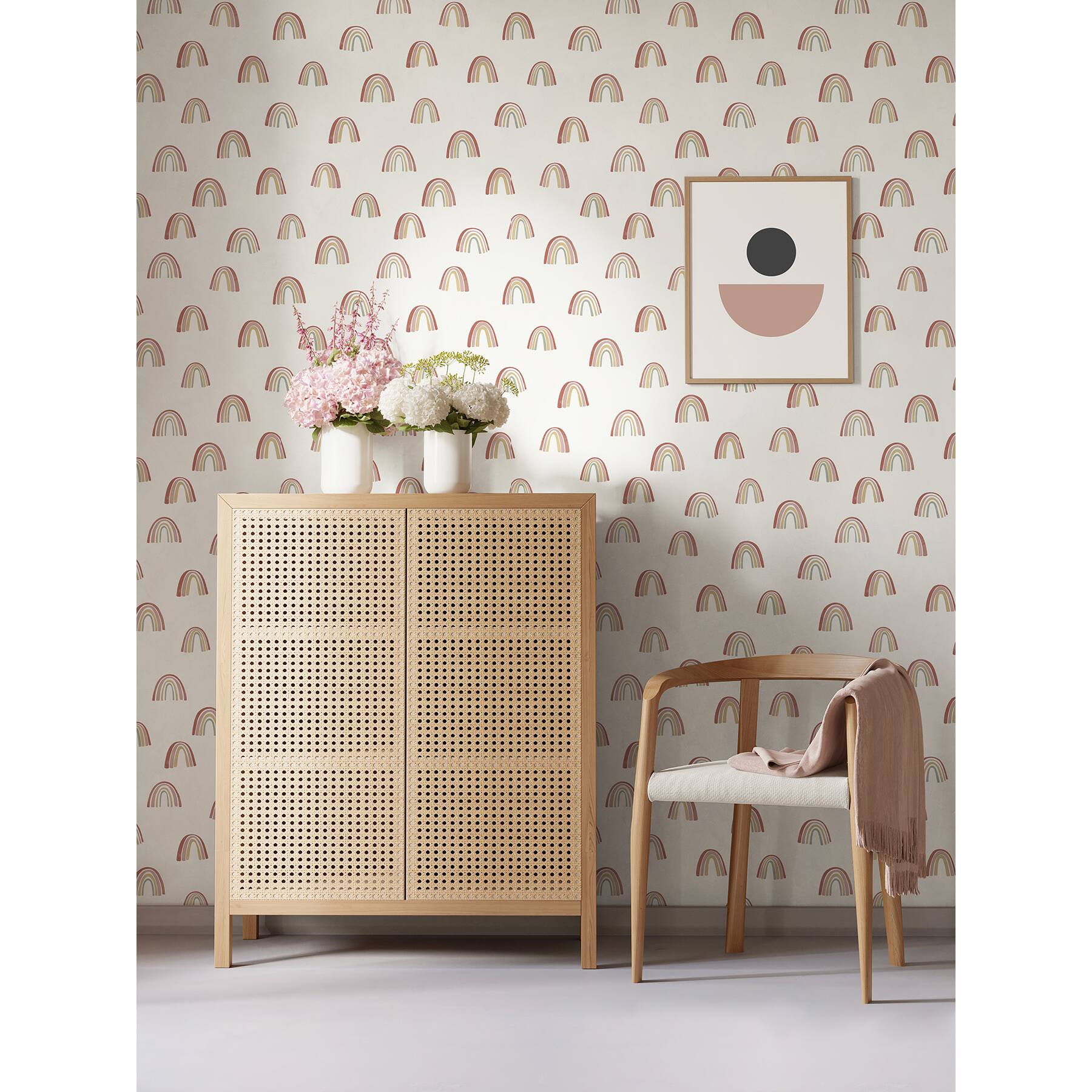 My Style Raye Rainbows Peel & Stick Wallpaper