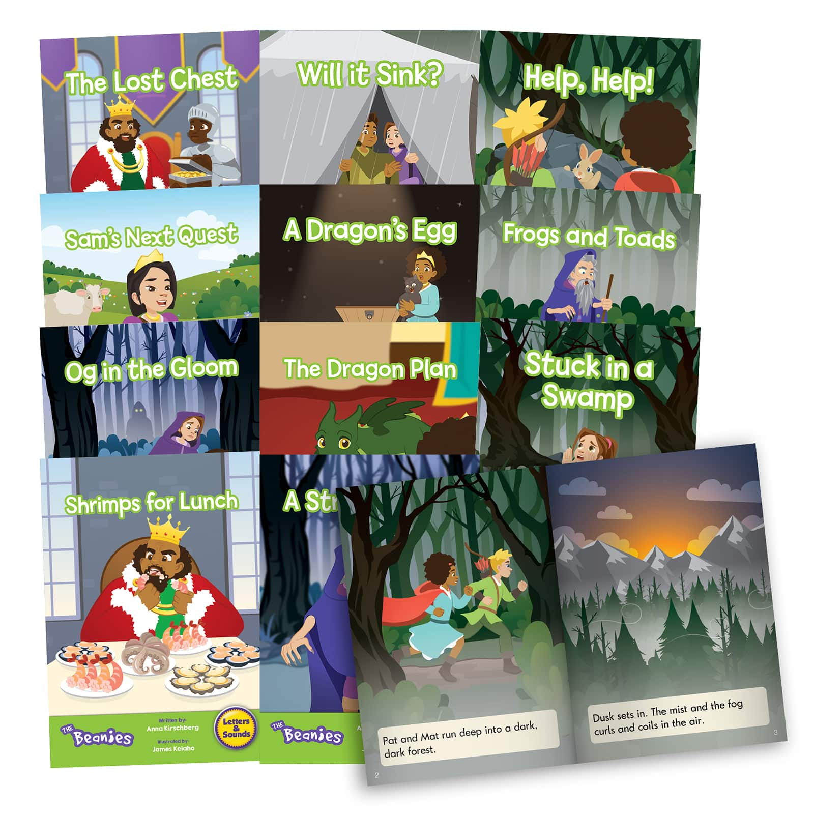 Junior Learning The Beanies Phase 4 Readers Set