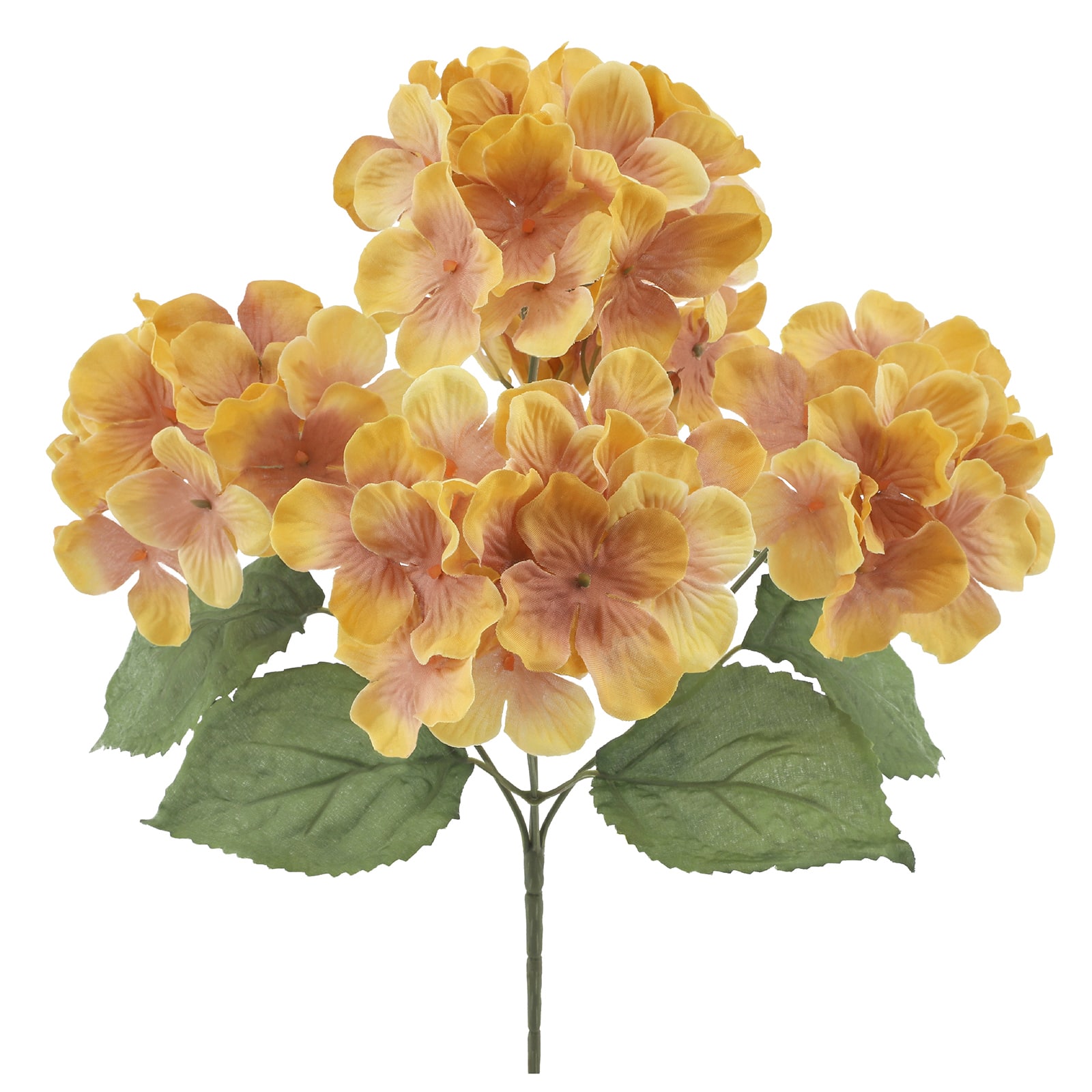 12&#x22; Mustard Brown Hydrangea Bush by Ashland&#xAE;