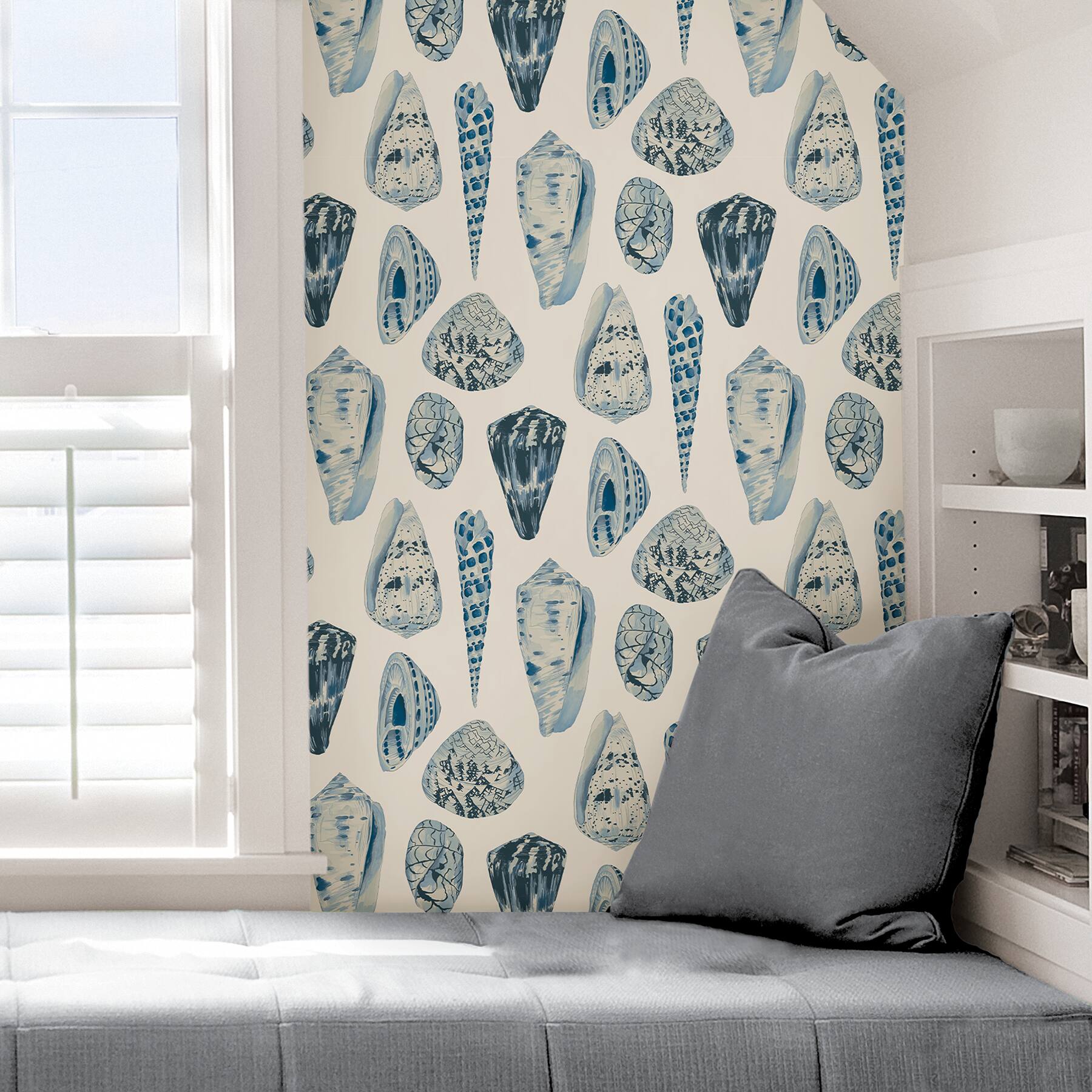 Scalamandre Porcelain Coquina Peel &#x26; Stick Wallpaper