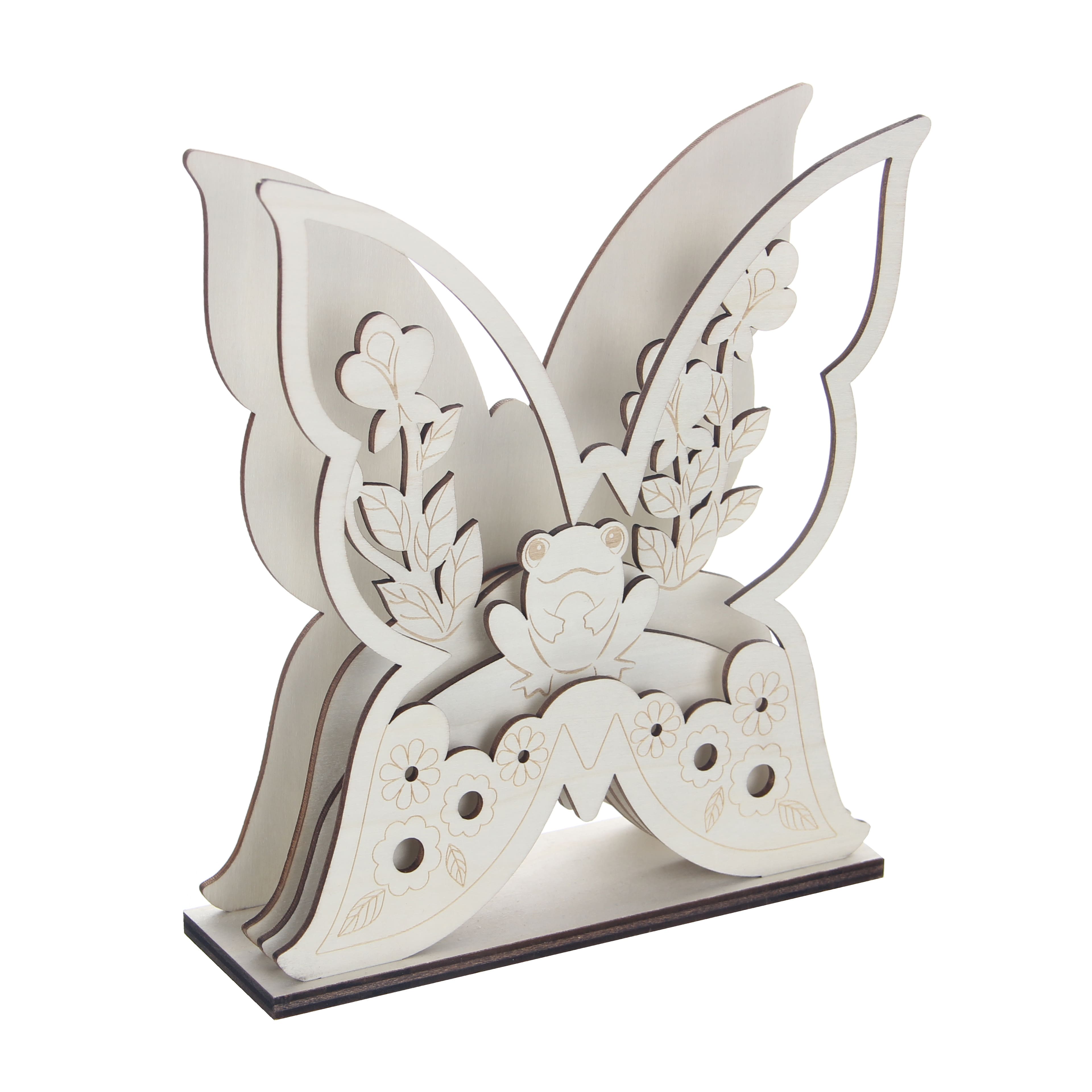 8&#x22; Butterfly DIY LED Plywood D&#xE9;cor by Make Market&#xAE;
