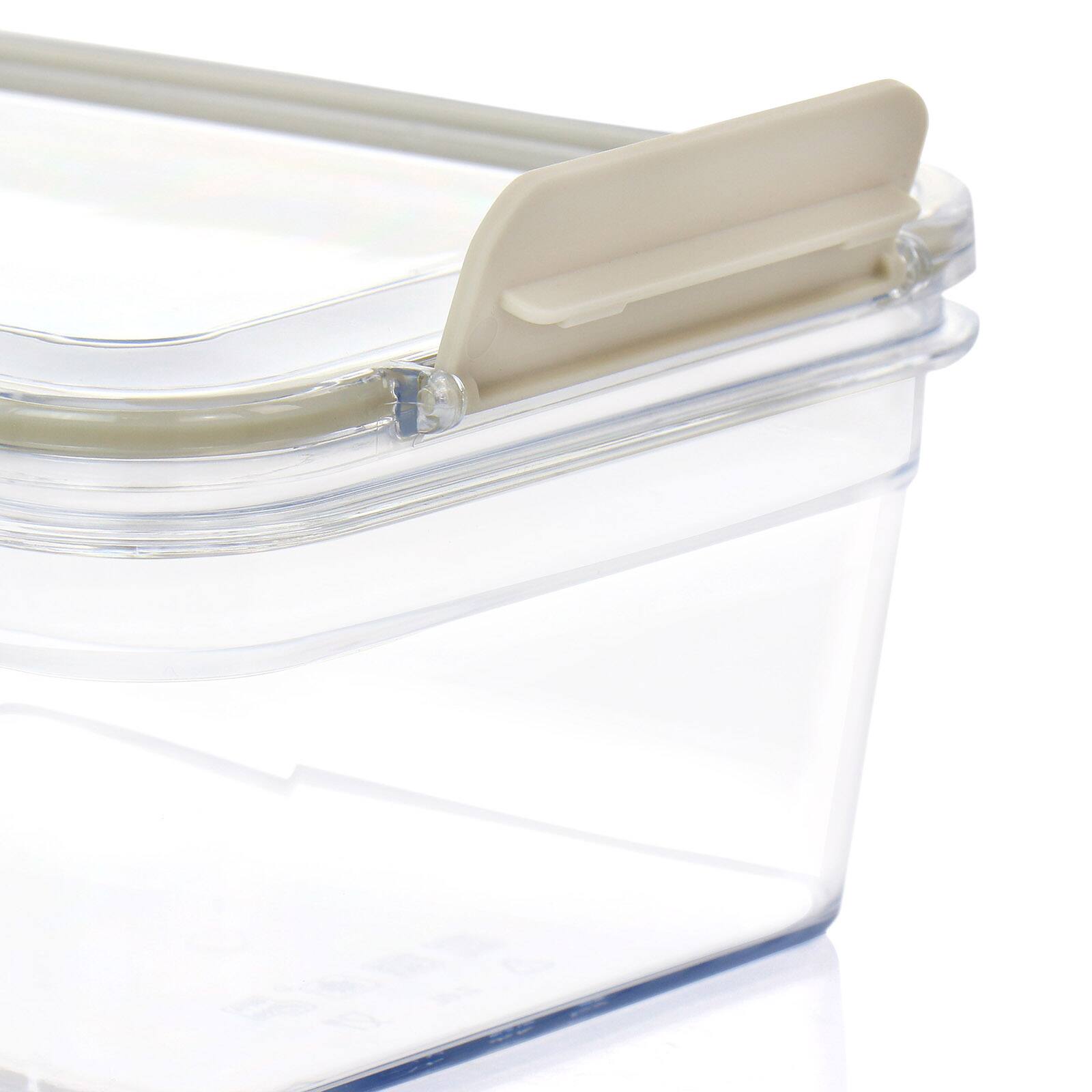 Martha Stewart Rectangular Plastic Container Set with Locking Lids