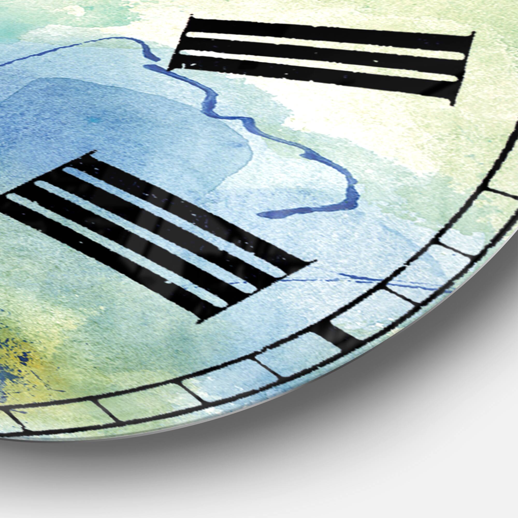 Designart &#x27;Seashell Cosmos Ii Cabin Wall Clock