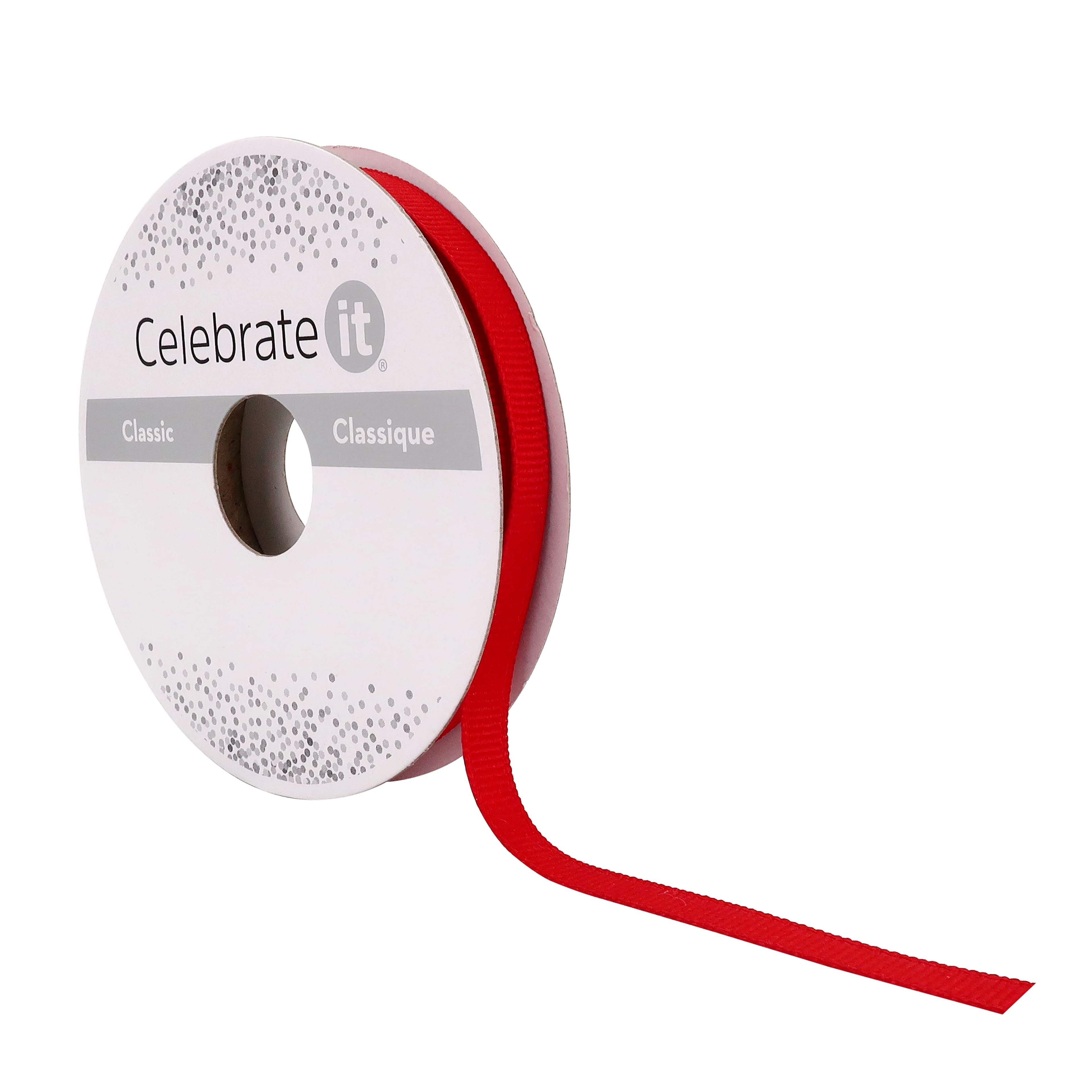 1/4" x 10yd. Grosgrain Ribbon by Celebrate It® Classic