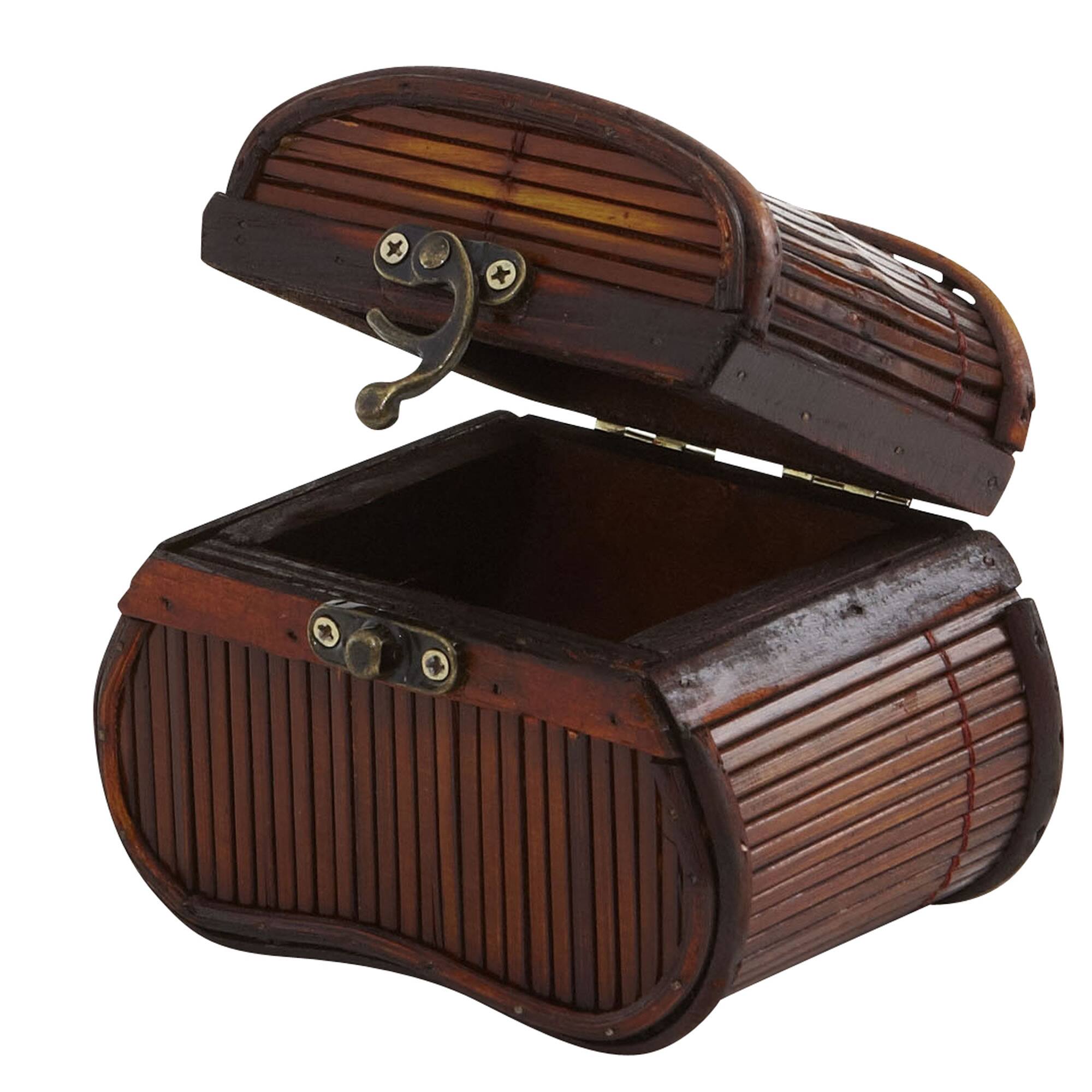 4&#x22; Bamboo Chests, 3ct.