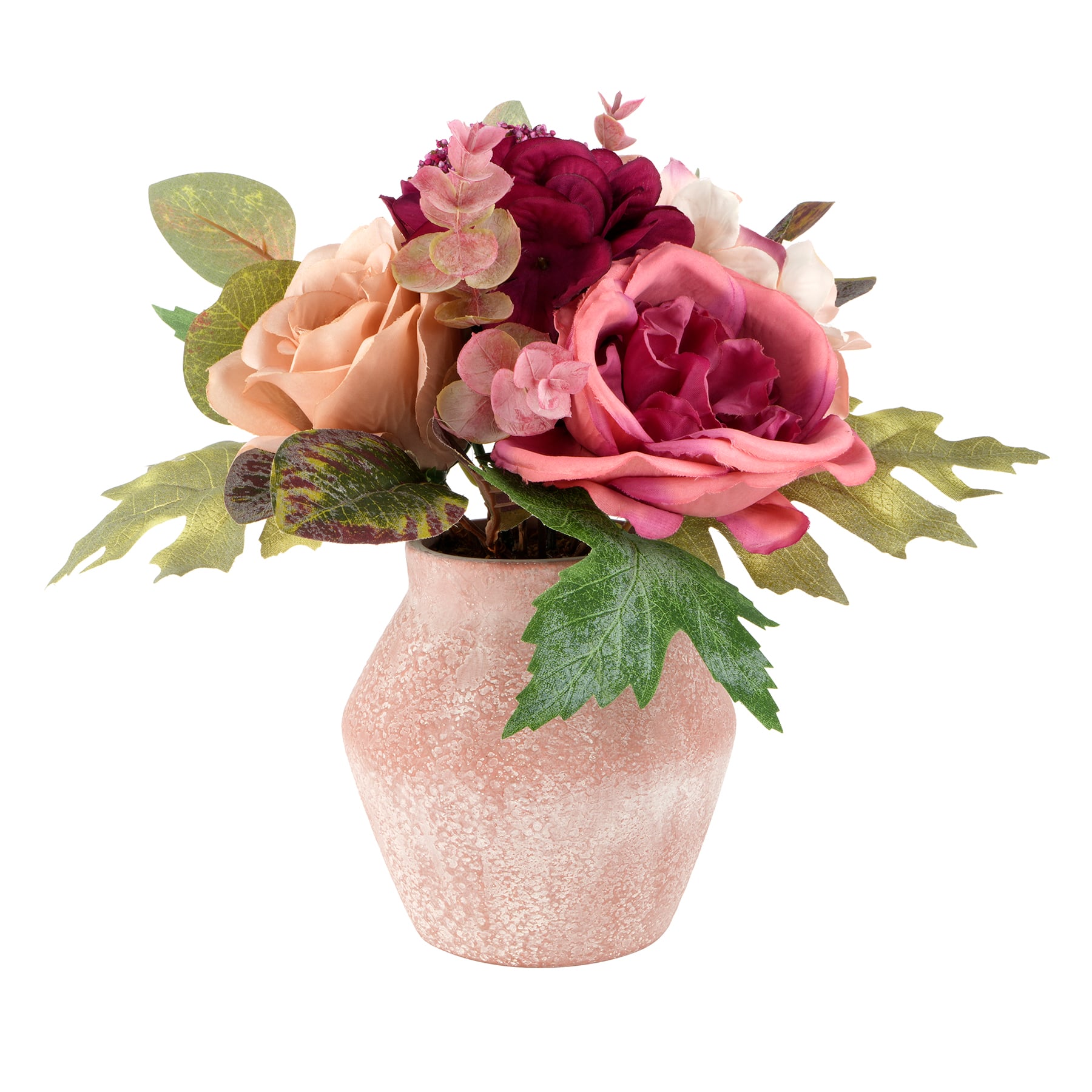 10&#x22; Mixed Rose Arrangement in Pink Pot by Ashland&#xAE; 