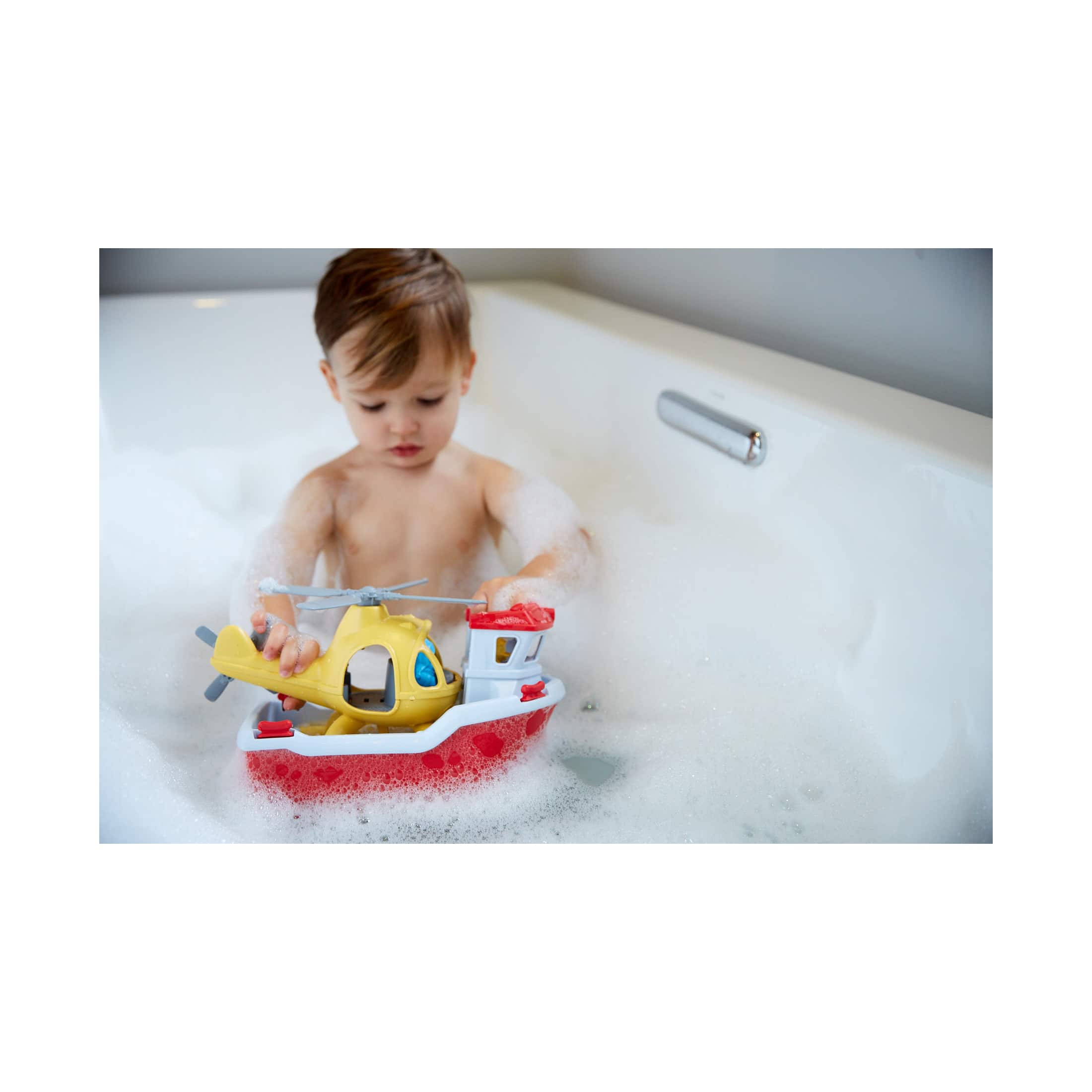 Rescue Boat & Helicopter