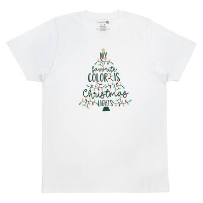 Christmas Lights Adult T-Shirt by Celebrate It™ | Michaels