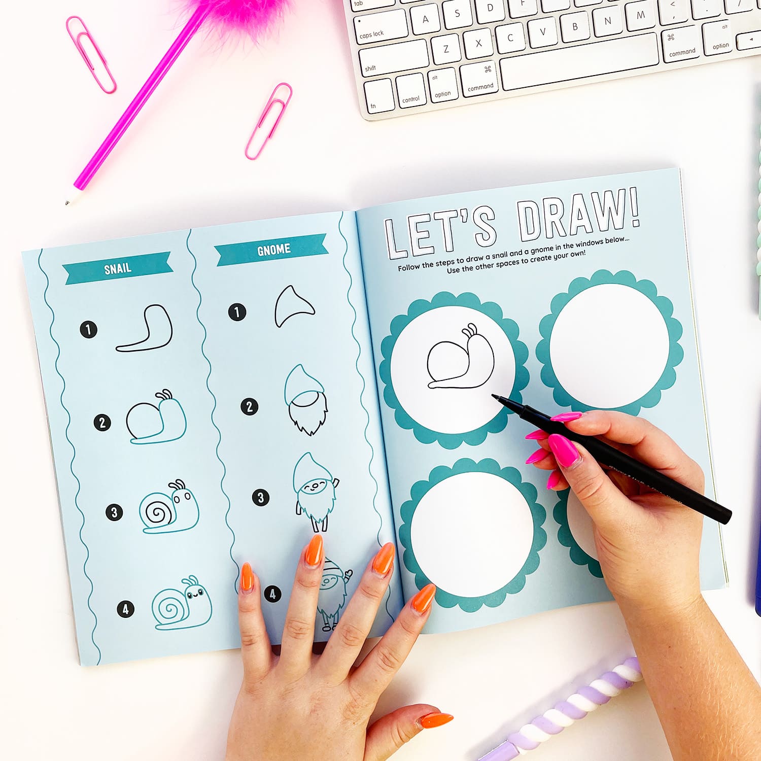 Pipsticks® Mini Draw-Along Fantasy Stickers