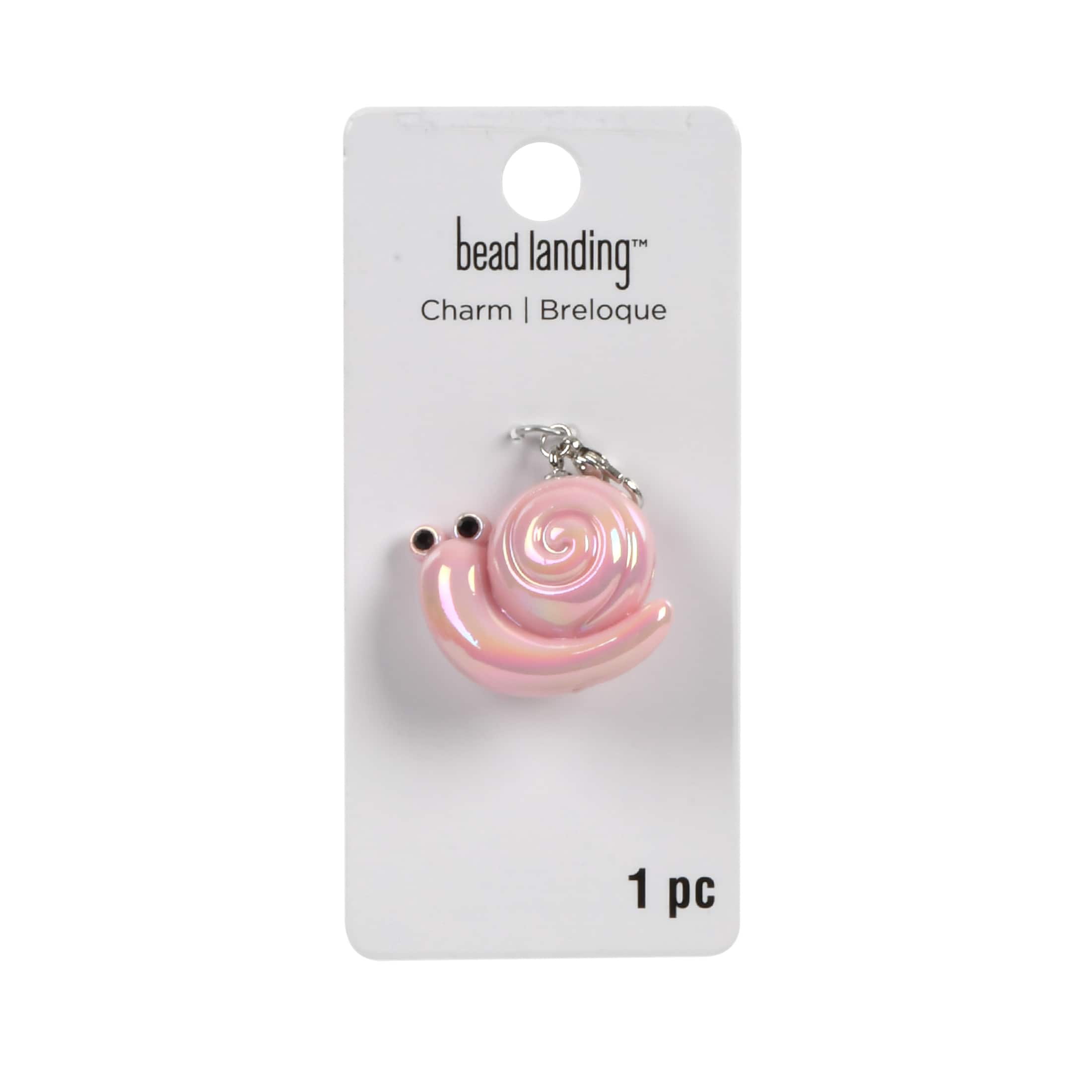 3D Pastel Snail Charm by Bead Landing™