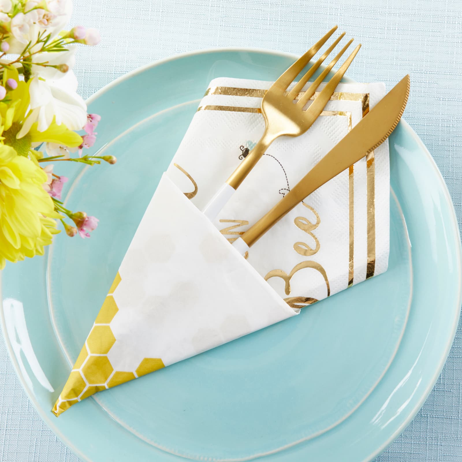 Kate Aspen&#xAE; Sweet As Can Bee Paper Beverage Napkins, 60ct.