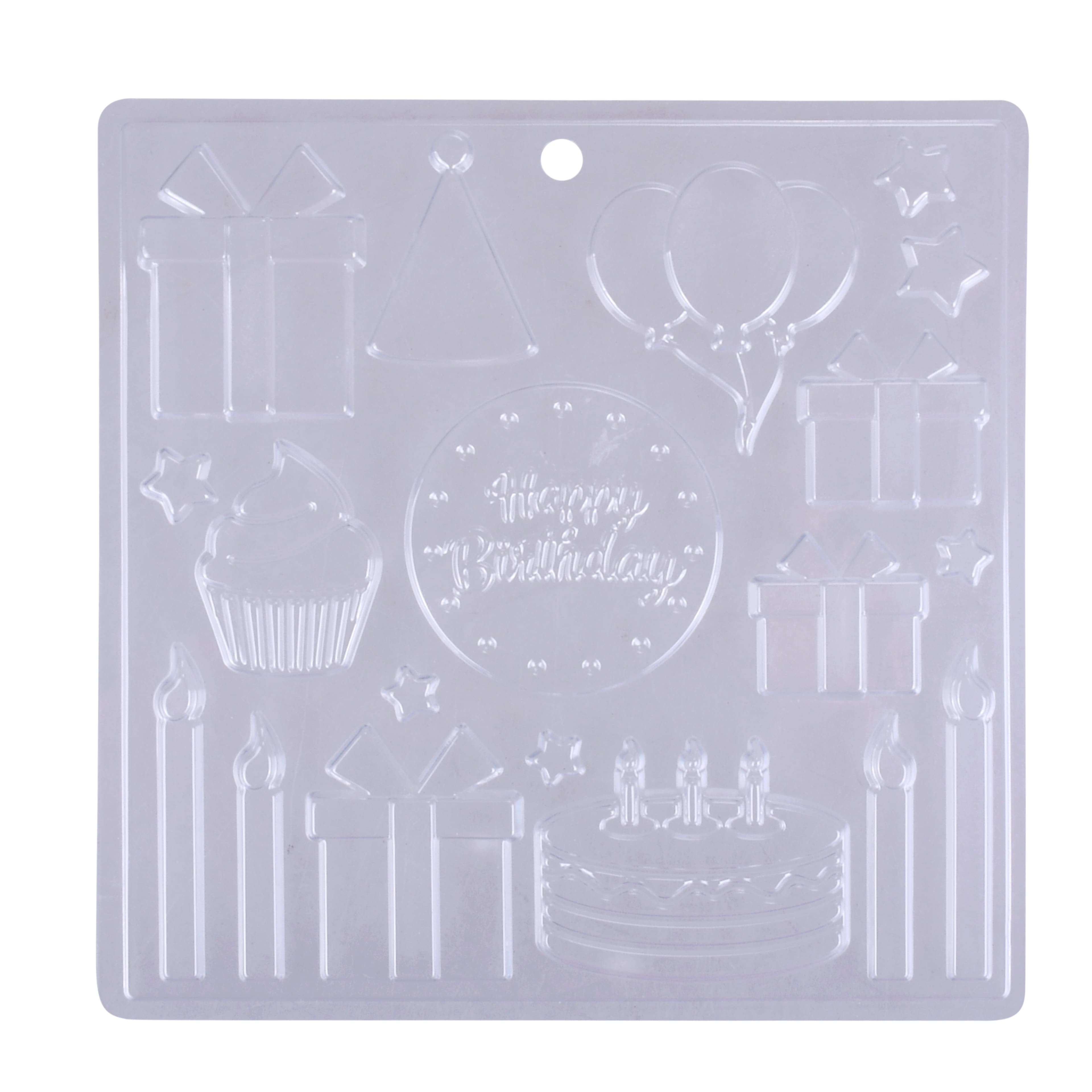Birthday Plastic Candy Mold by Makery&#x2122;