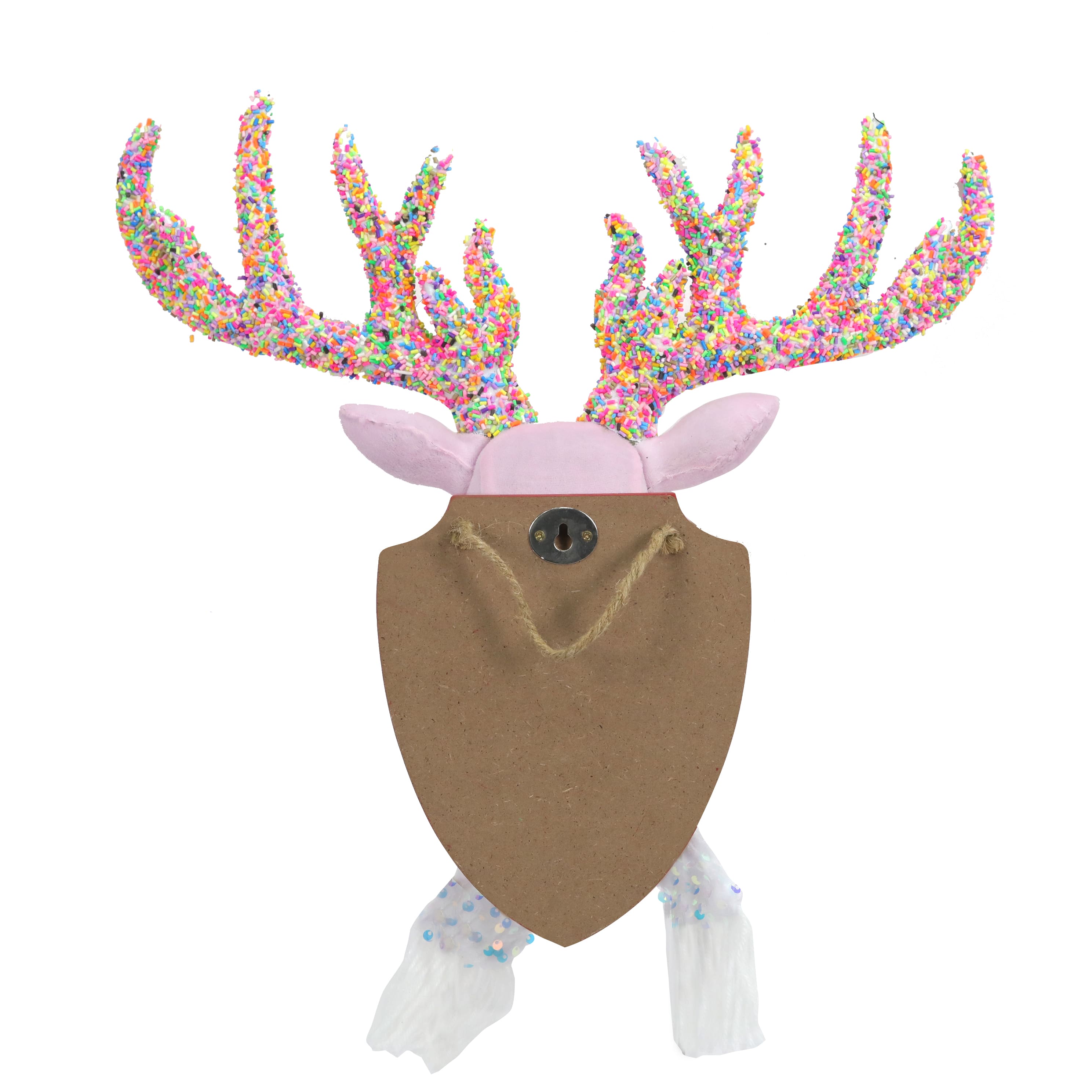 16.75&#x22; Pink Deer Bust Wall D&#xE9;cor by Ashland&#xAE;