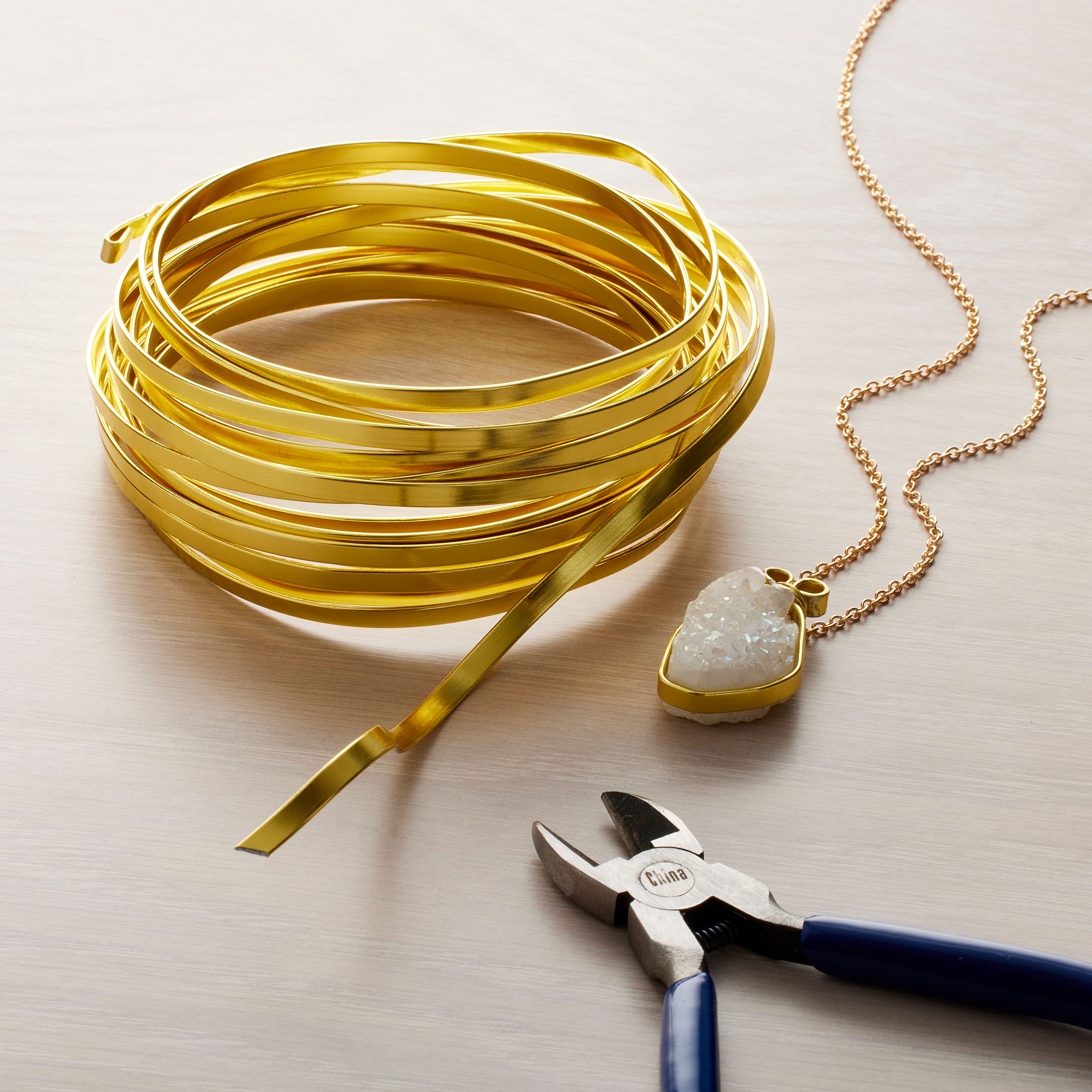 18 Gauge Gold Flat Wire by Bead Landing™
