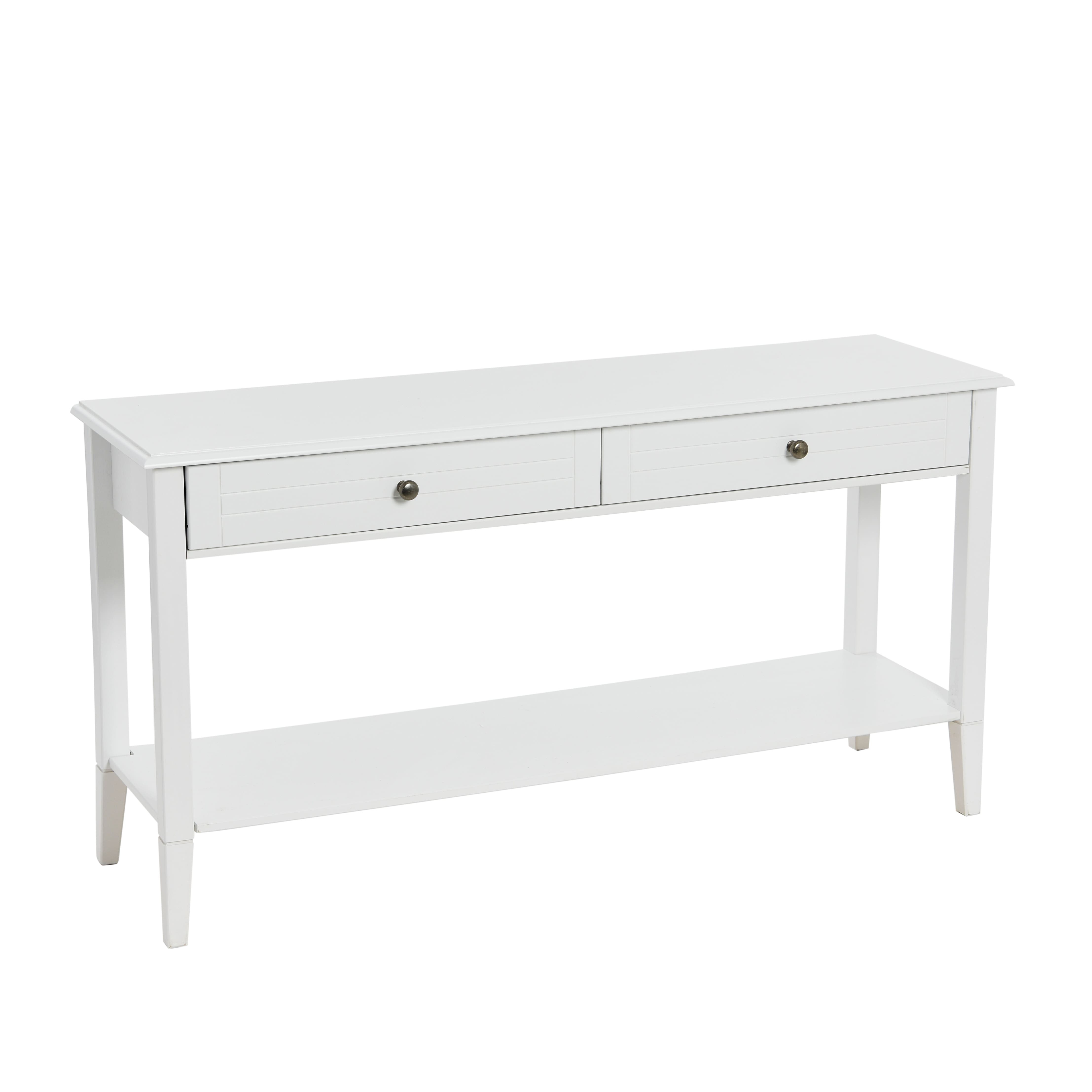 Hello Honey® Pleasantville White Console Table with 2 Drawers