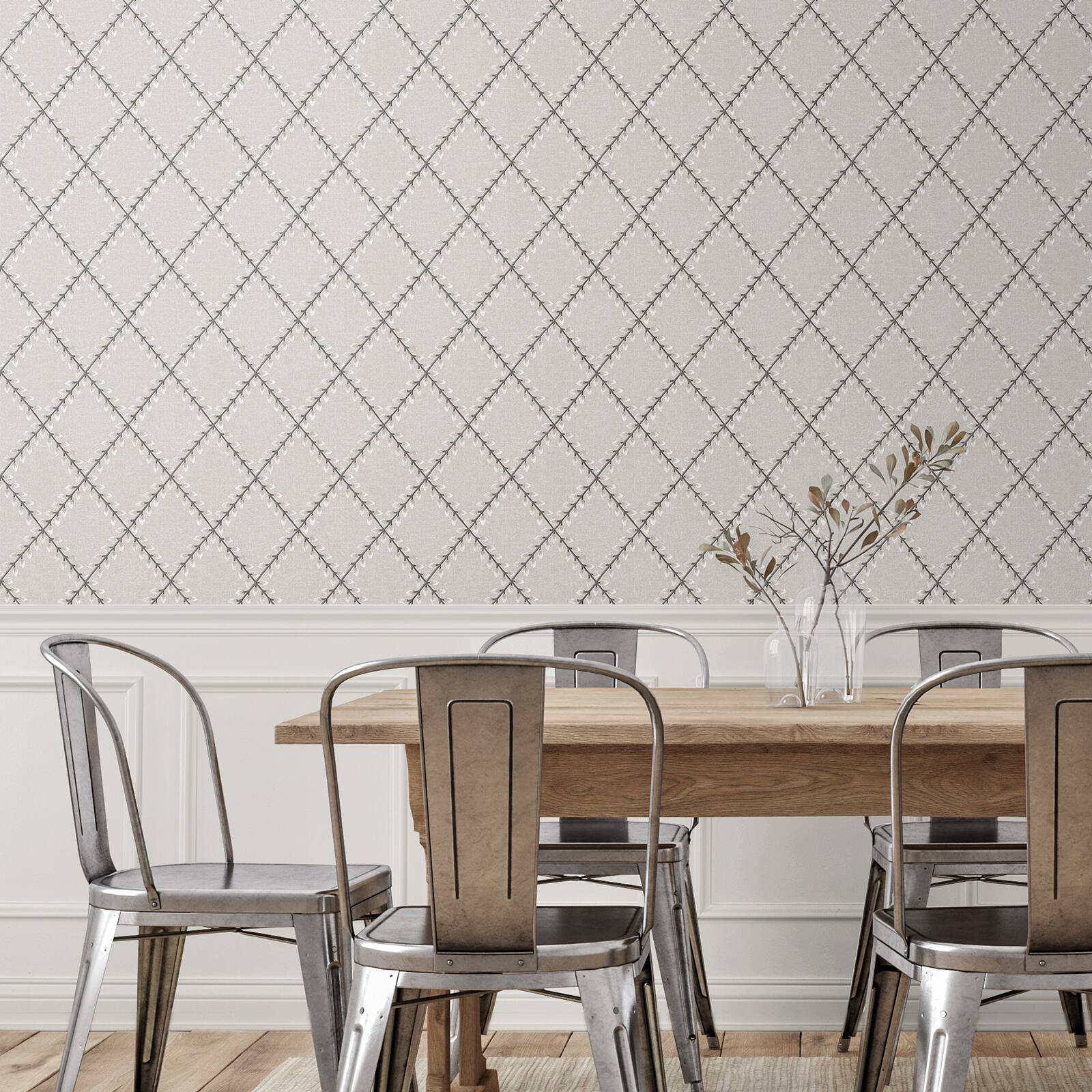 Surface Style Clover Lane Peel &#x26; Stick Wallpaper