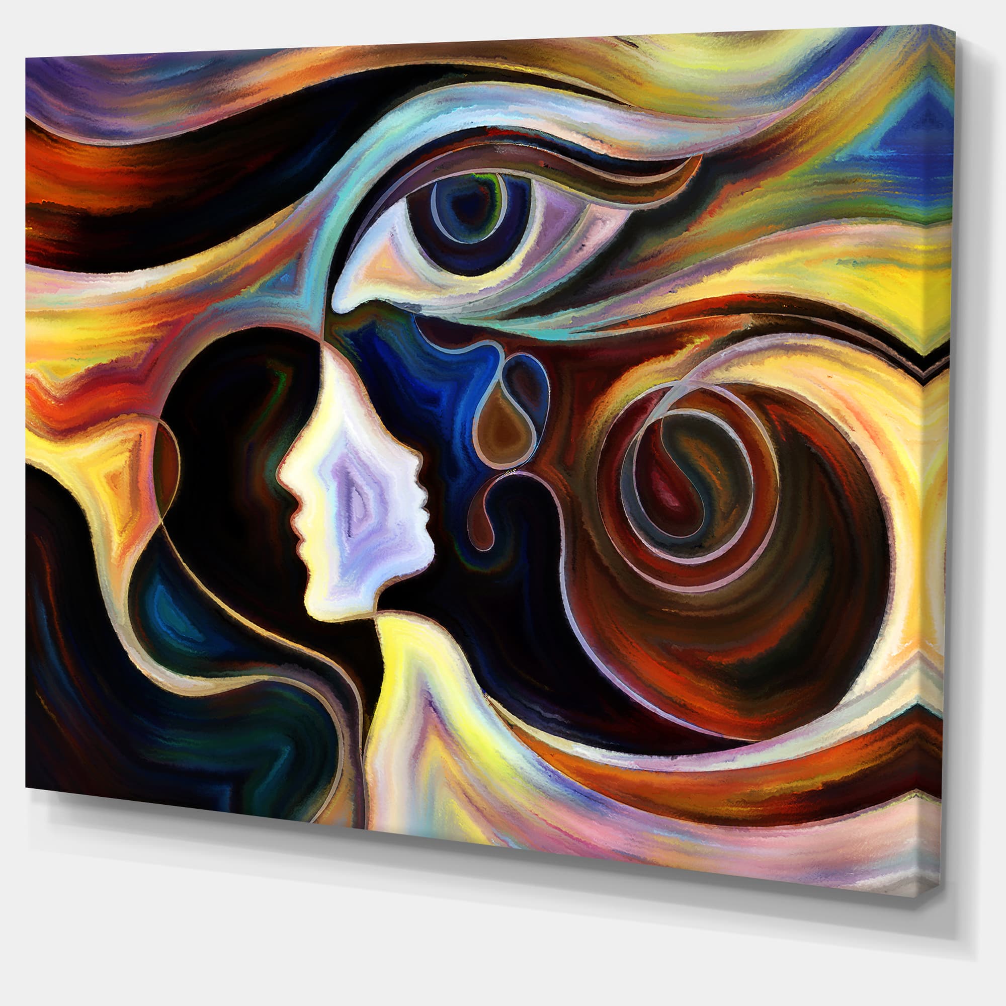 Designart - Colorful Intuition - Abstract Canvas Print