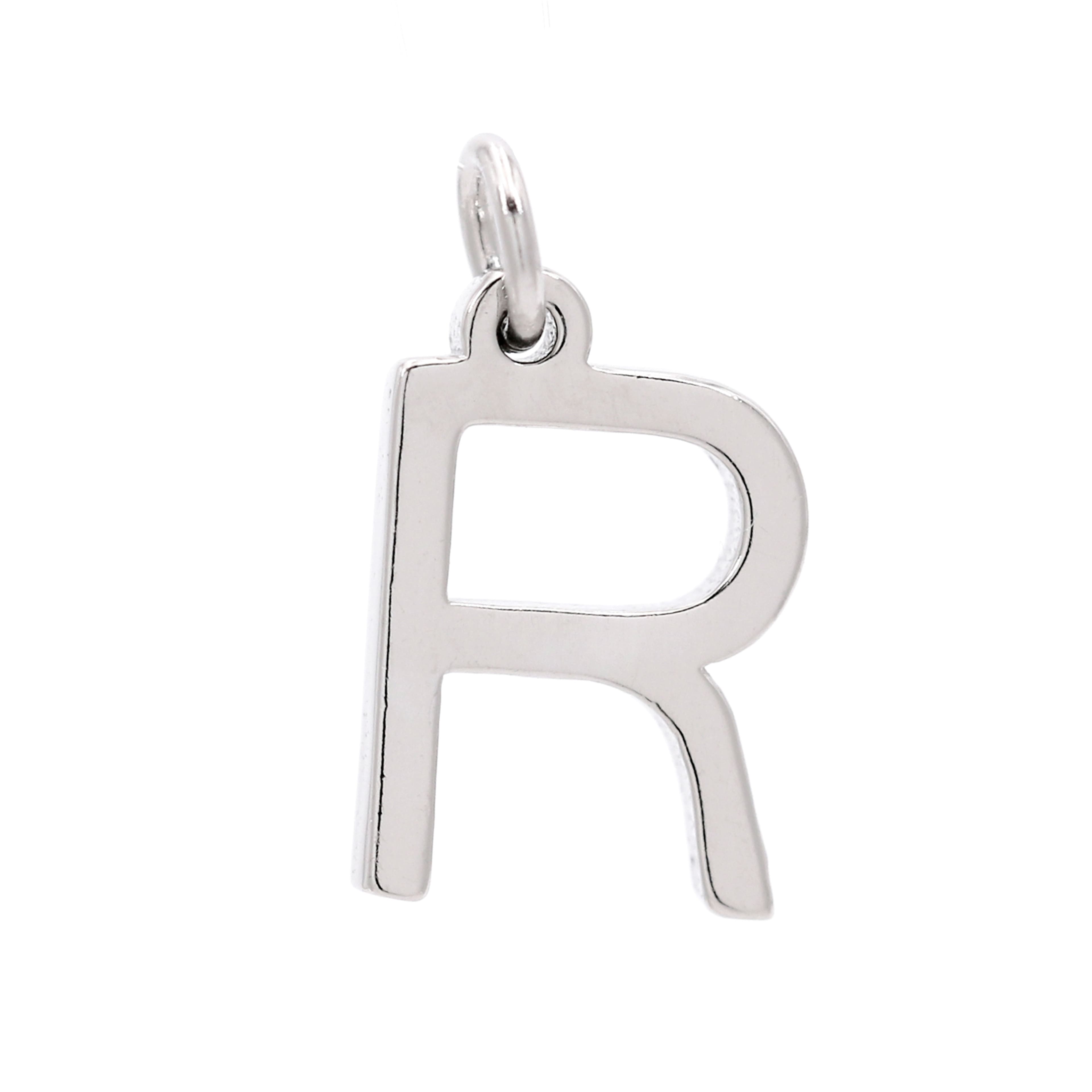 12 Pack: Sterling Silver Alphabet Charm by Bead Landing™