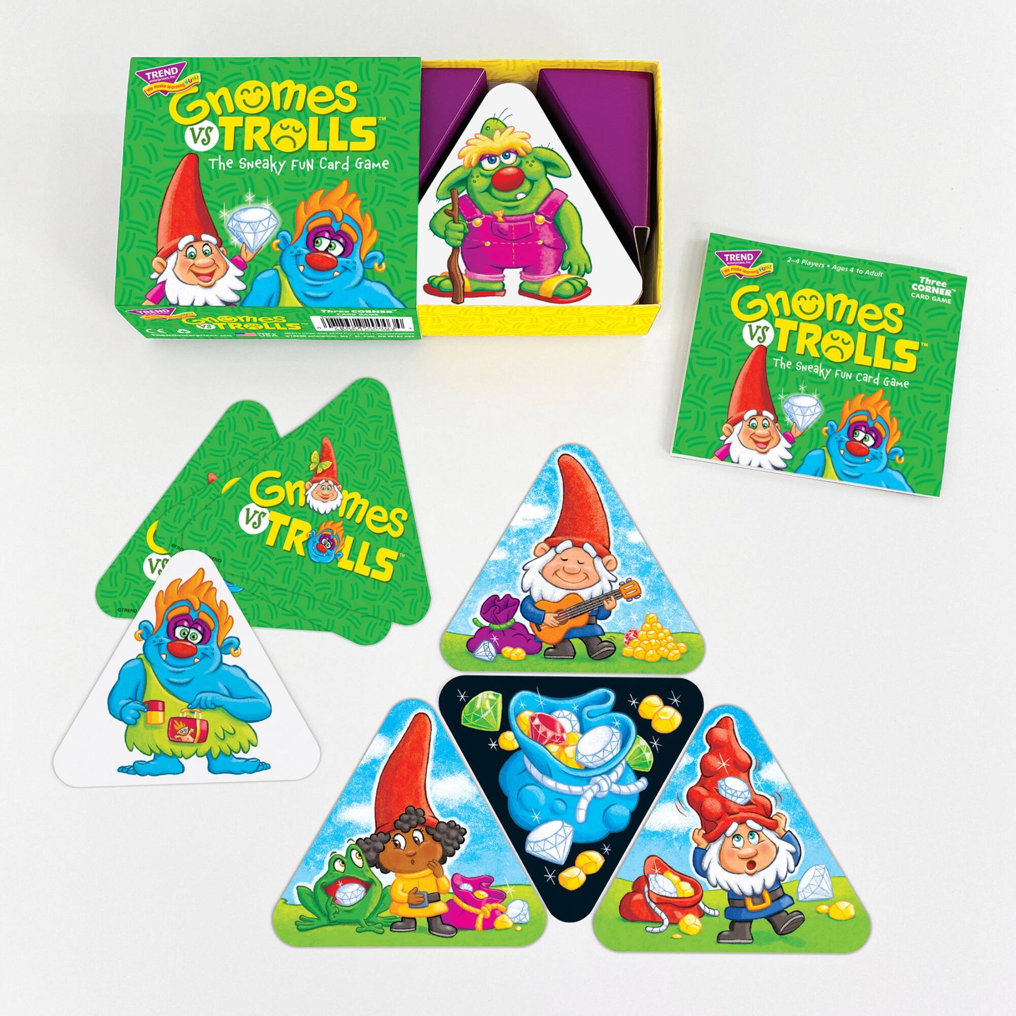 Trend Enterprises® Gnomes vs Trolls The Sneaky Fun Card Game