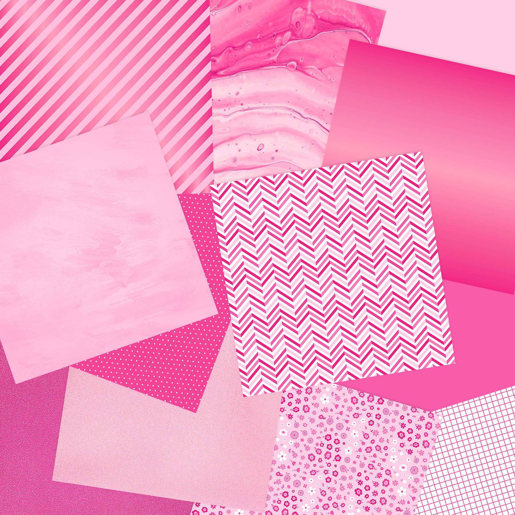 6 Pack: Specialty Pinks Paper Pad by Recollections™, 12" x 12"