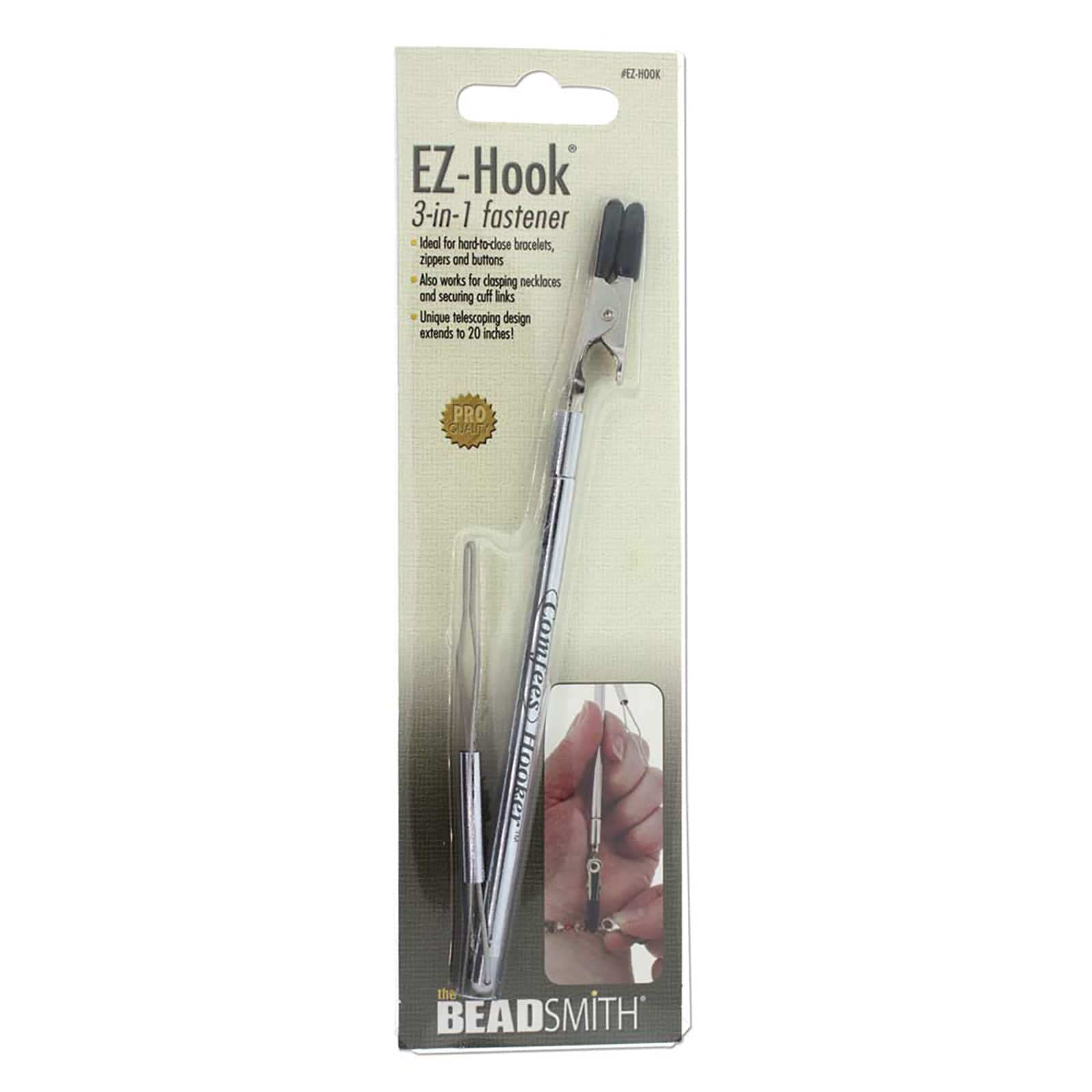 The Beadsmith® EZ-Hook® 3-in-1 Fastener Tool