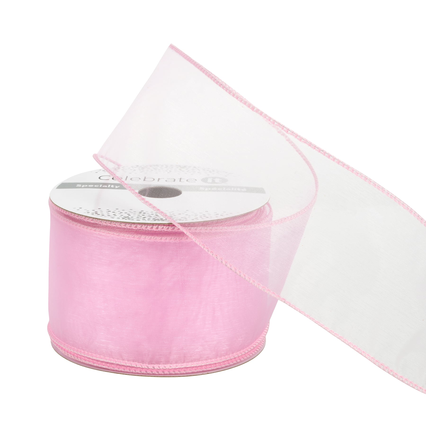 2.5&#x22; x 10yd. Sheer Wired Ribbon By Celebrate It&#xAE;