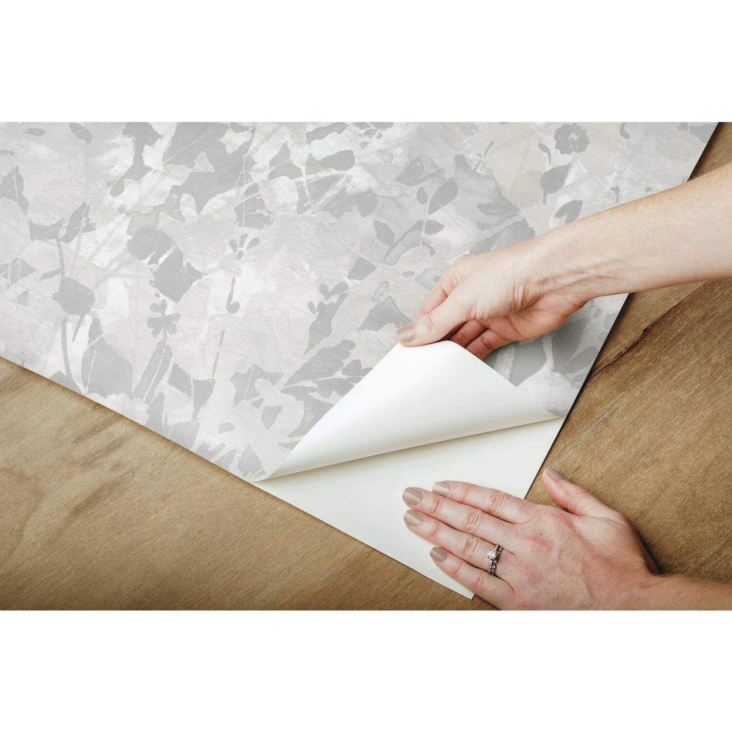 RoomMates Wildflower Shadows Peel & Stick Wallpaper