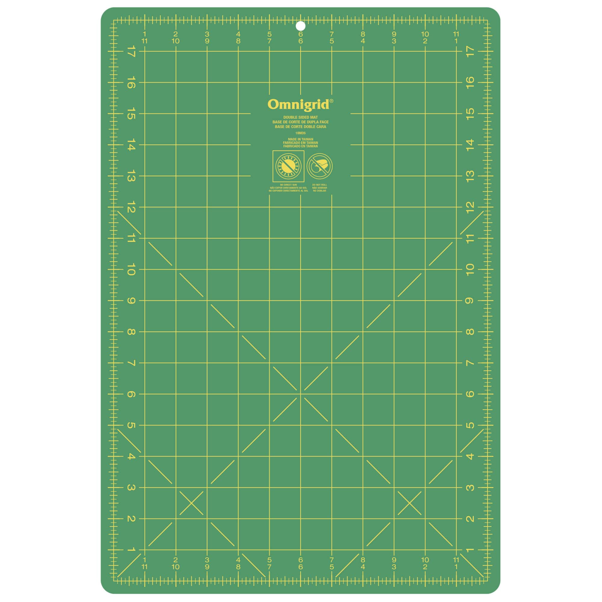 Omnigrid® Double Sided Cutting Mat, 12" x 18"