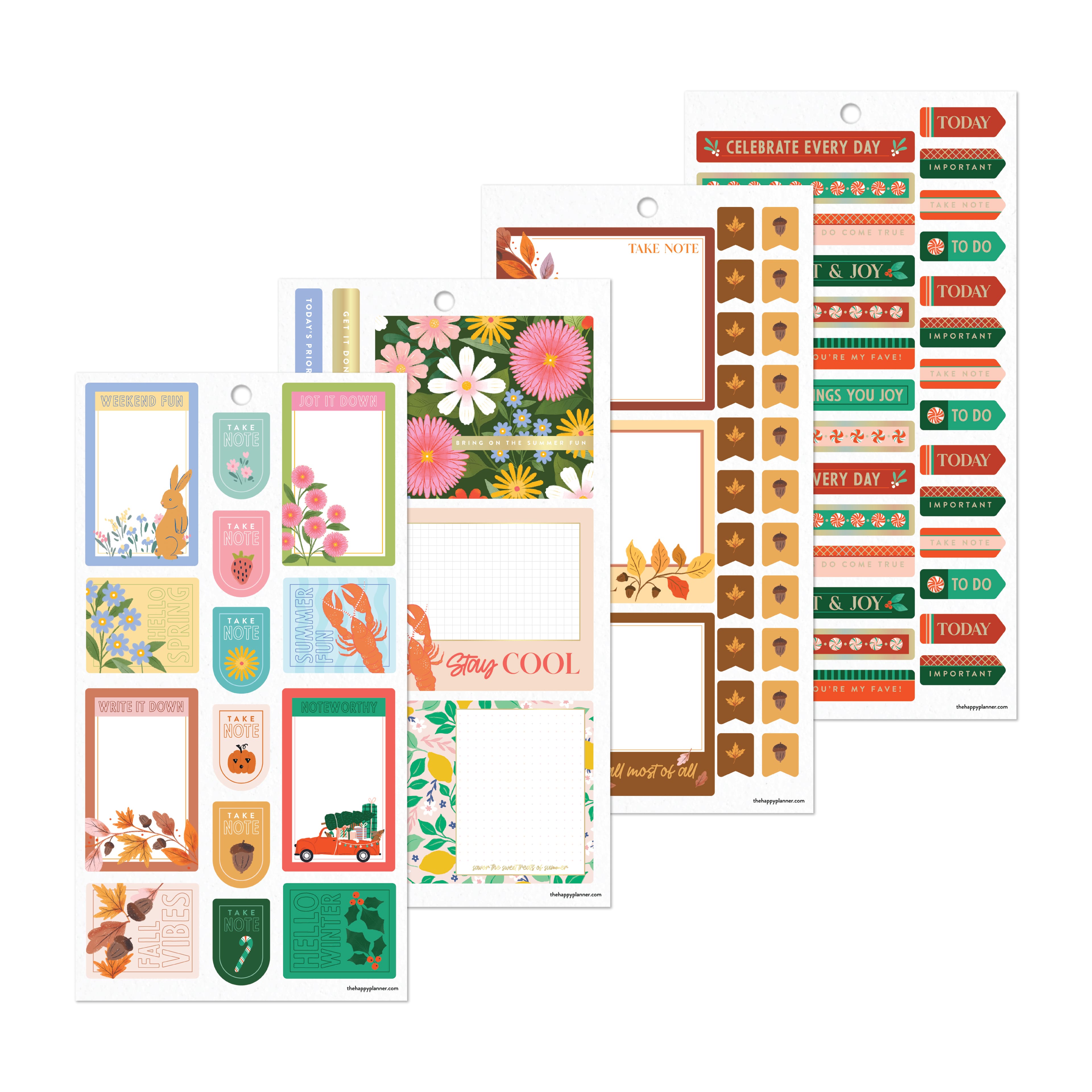 The Classic Happy Planner&#xAE; Whimsical Seasons Stickers