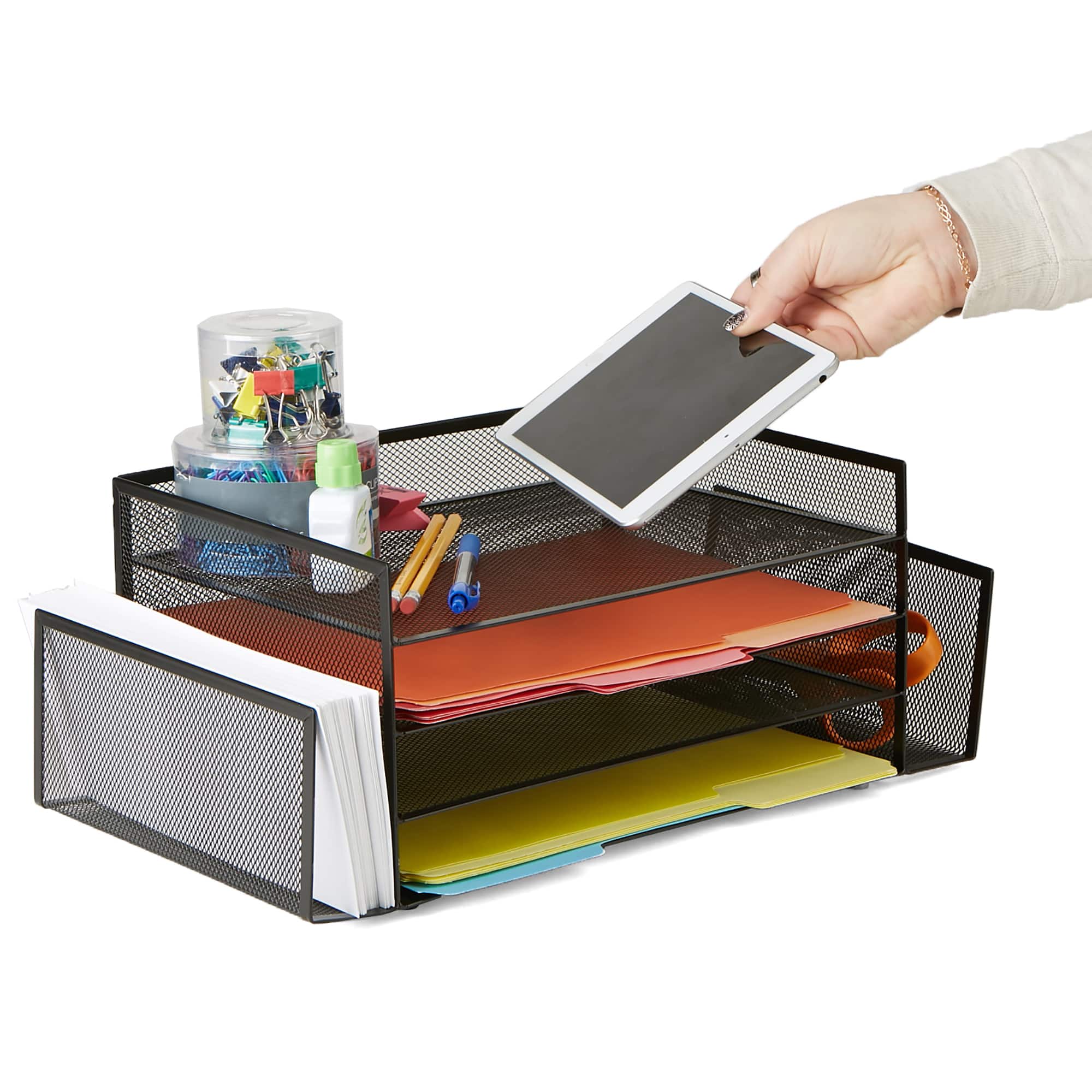 Mind Reader 6-Compartment Desk Organizer