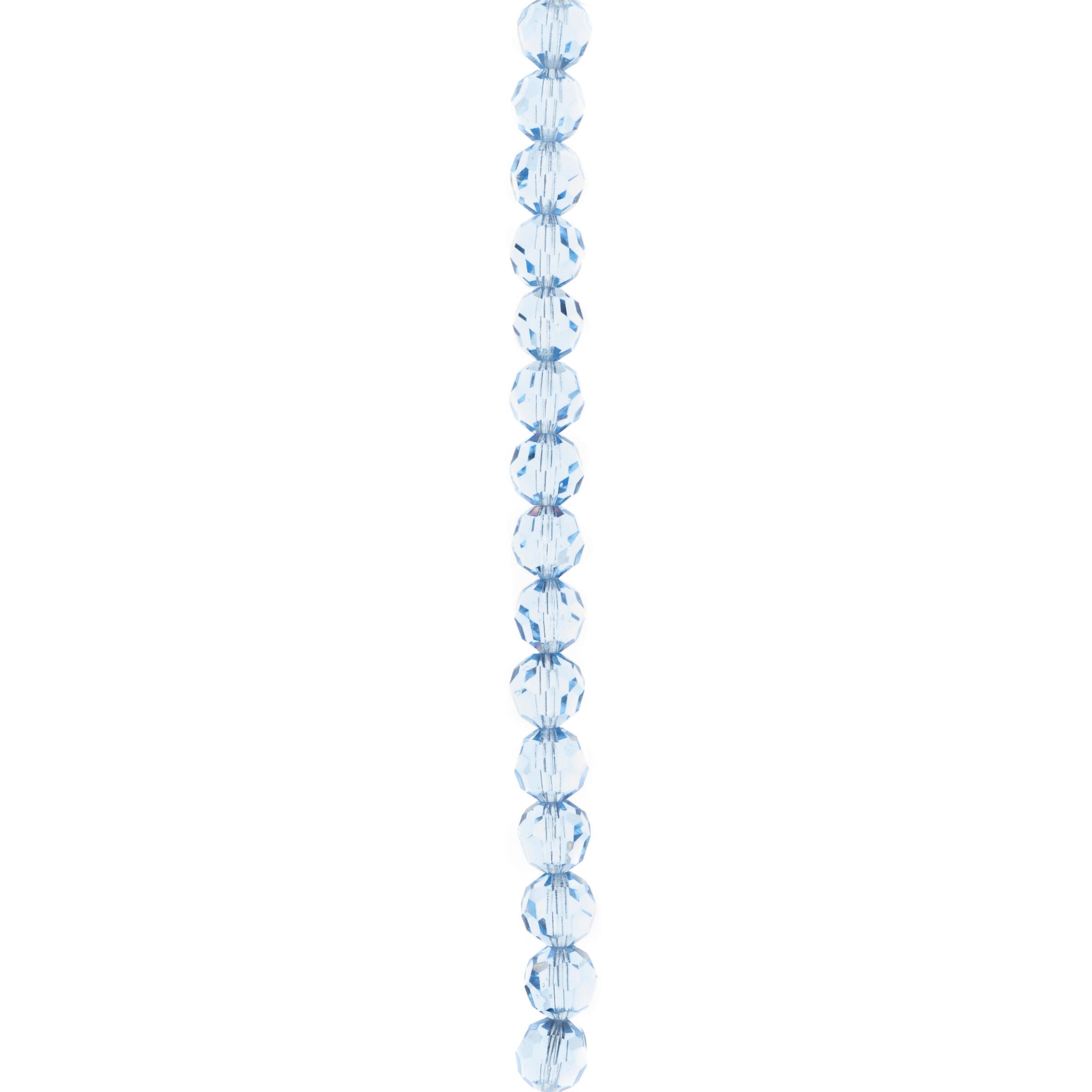 6 Pack: Preciosa Glass Crystal Round Beads, 8mm by Bead Landing&#x2122;