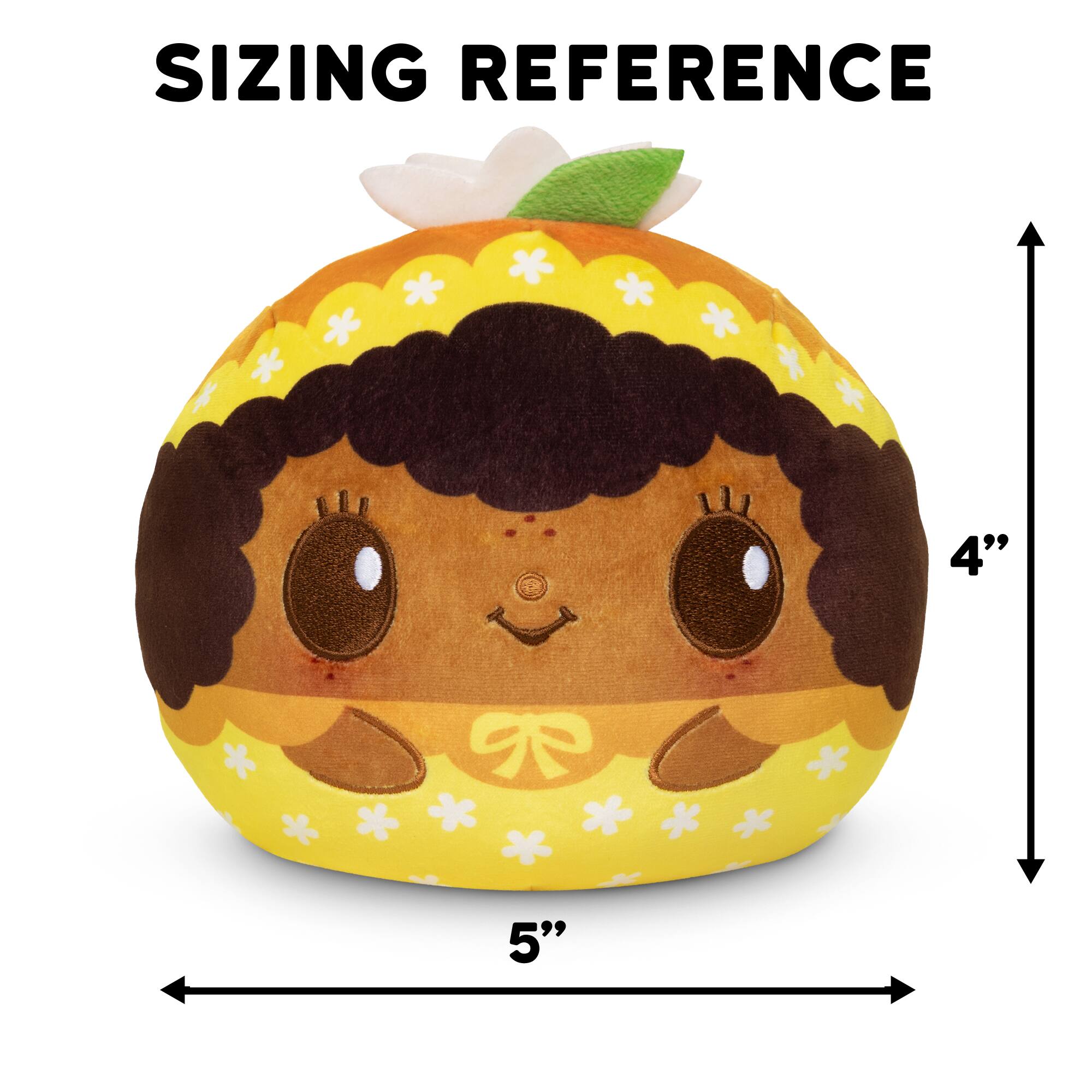 TeeTurtle 4&#x22; Orange Blossom &#x26; Marmalade Butterfly Scented Reversible Plushie