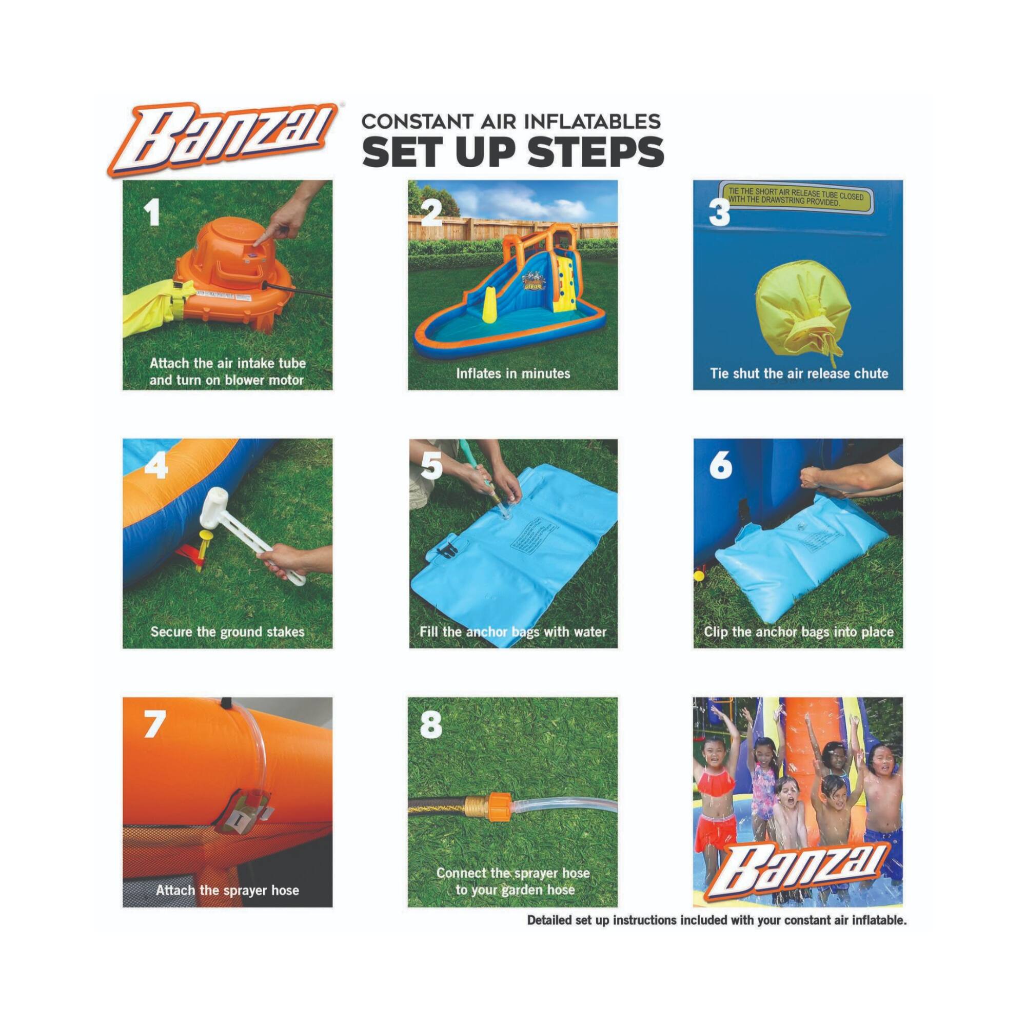 Banzai® 15ft. Battle Blast Adventure Park™