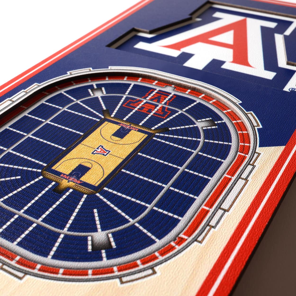 NCAA 6&#x22; x 19&#x22; StadiumView 3D Banner