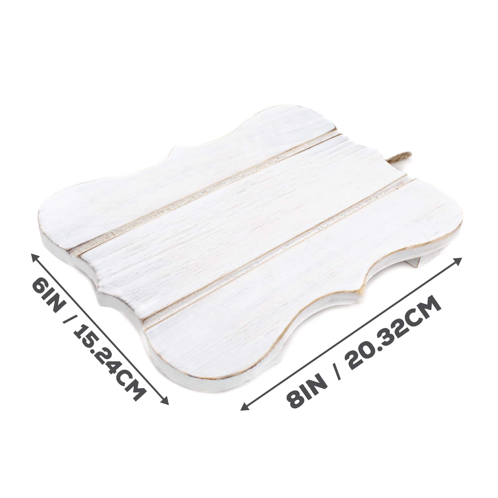 ArtSkills® Small Rustic Whitewash Wooden Plaque, 3ct.