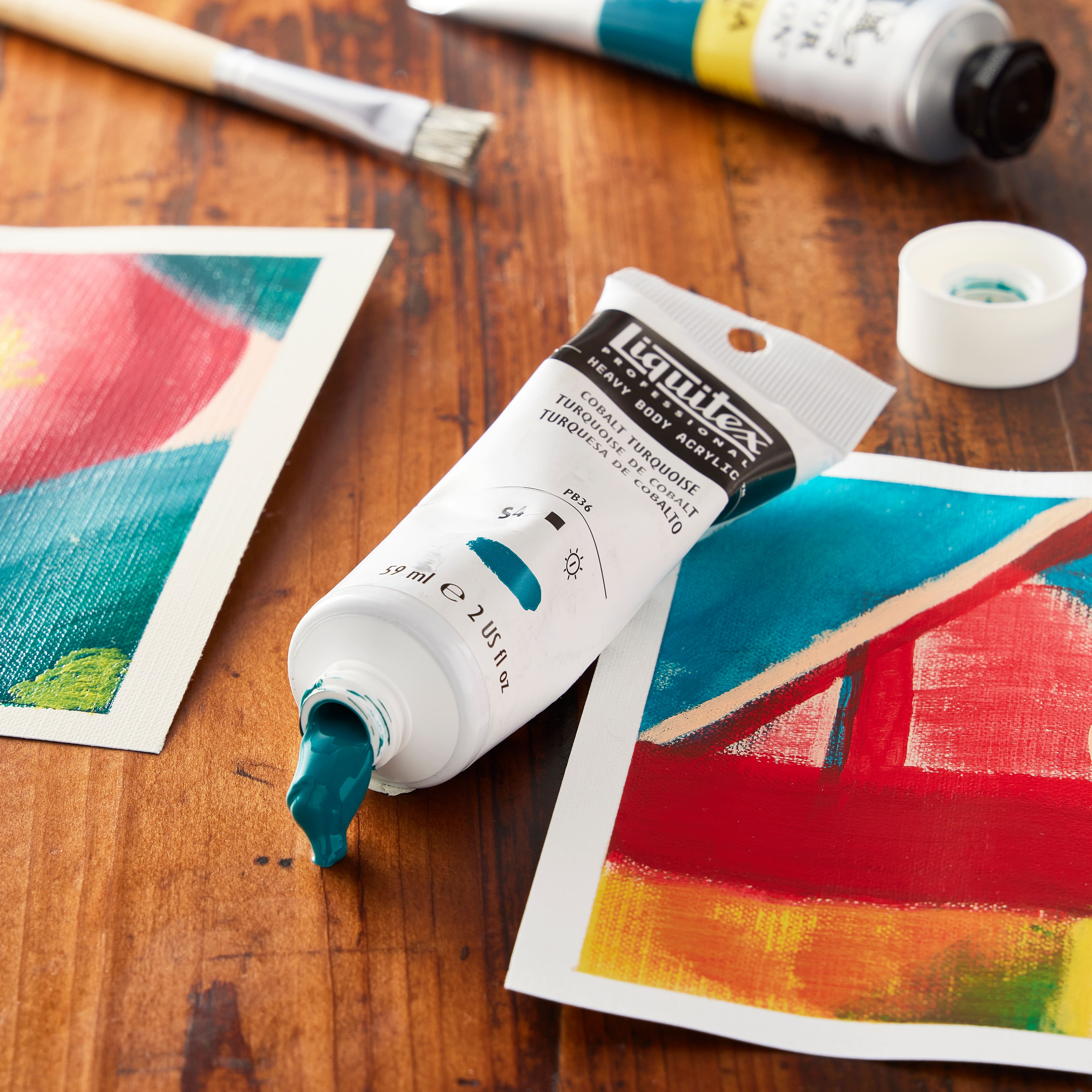 Peinture acrylique d'artiste à haute viscosité Heavy Body Acrylic de Liquitex, 59 ml