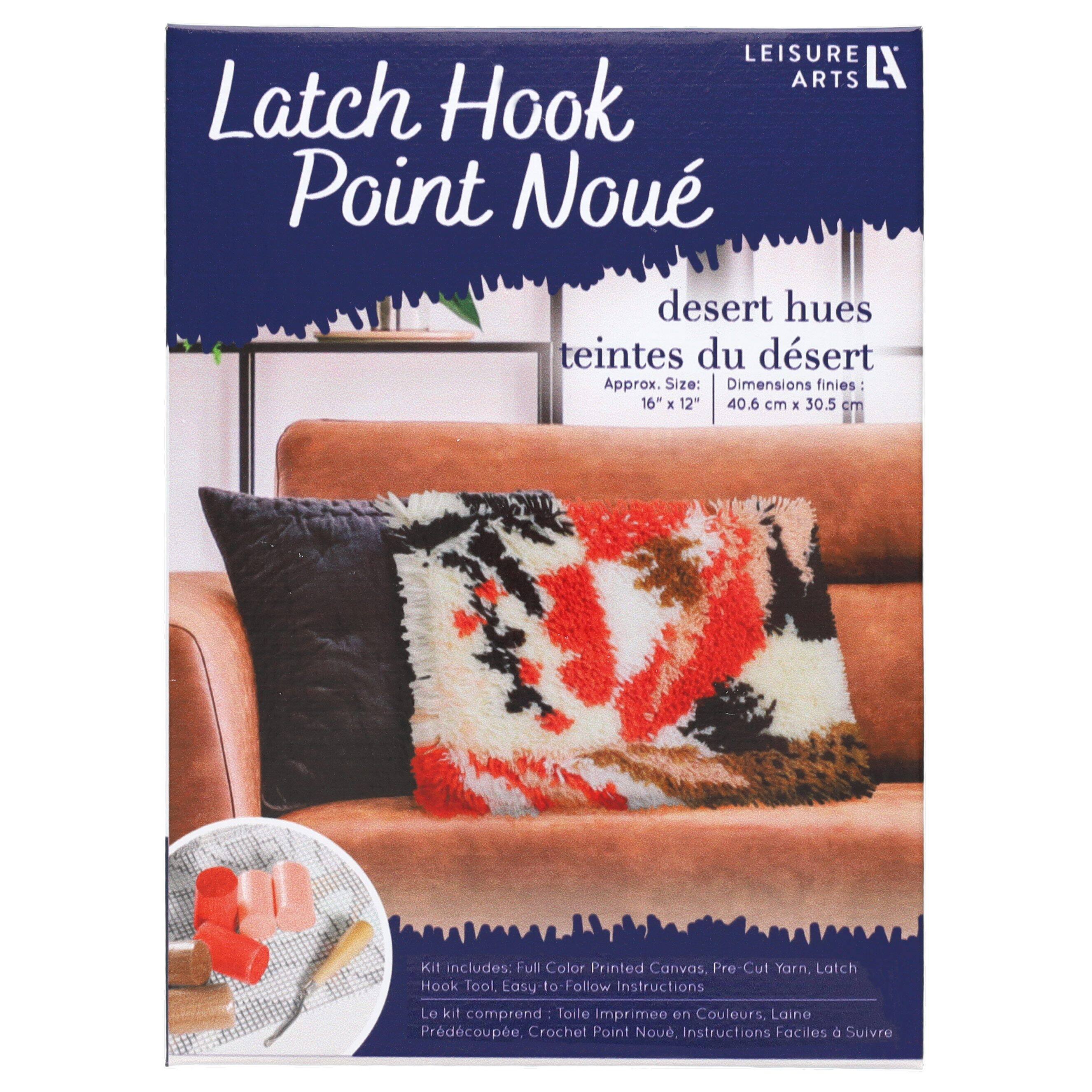 Leisure Arts&#xAE; Desert Hues Latch Hook Kit