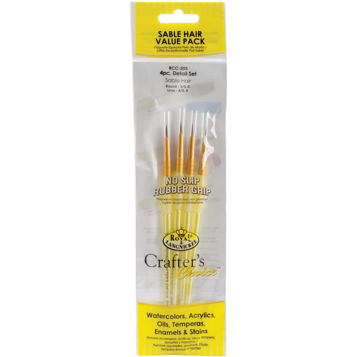 Royal & Langnickel® Crafter's Choice™ Sable Brush Set