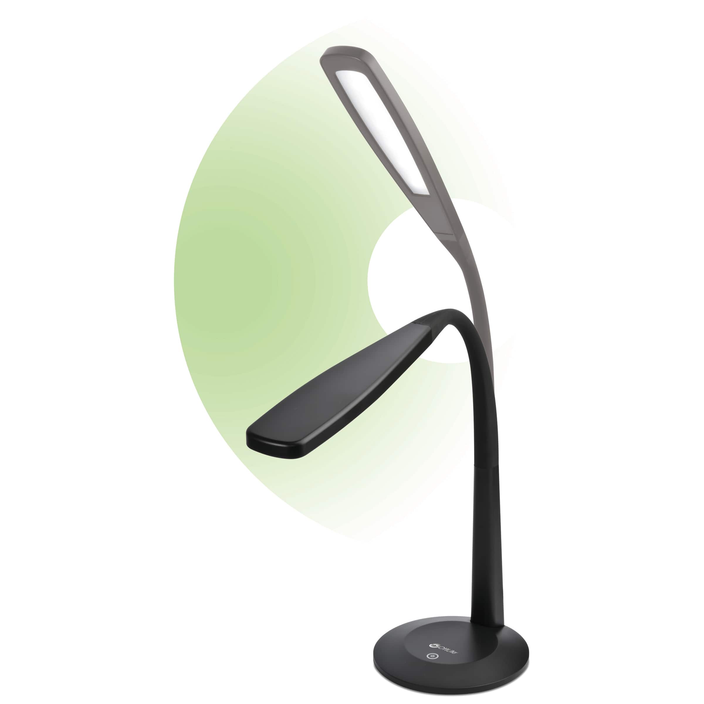 OttLite Black Natural Daylight LED Flex Lamp